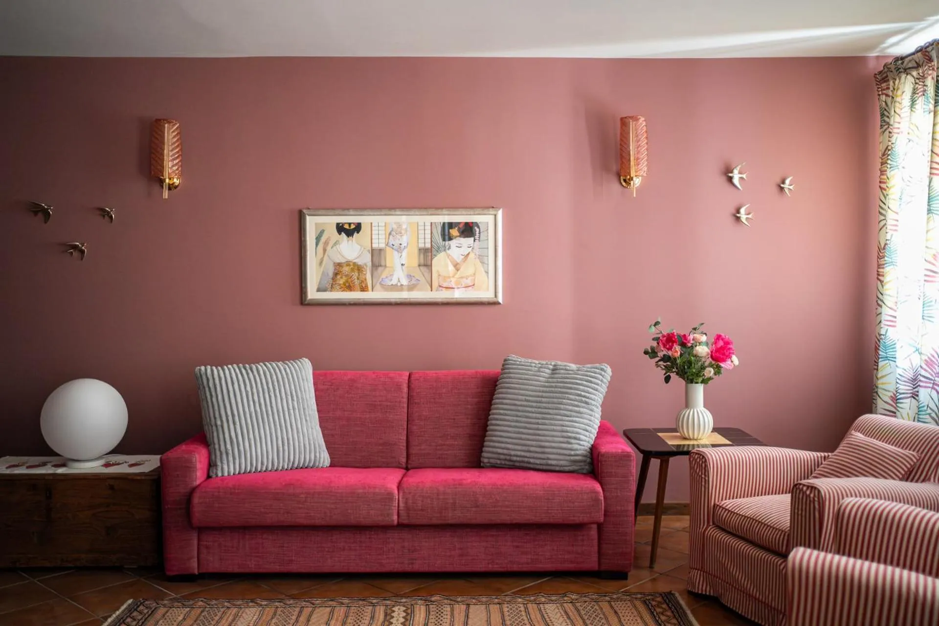 Living room in B&B CASA OLTRAVAL
