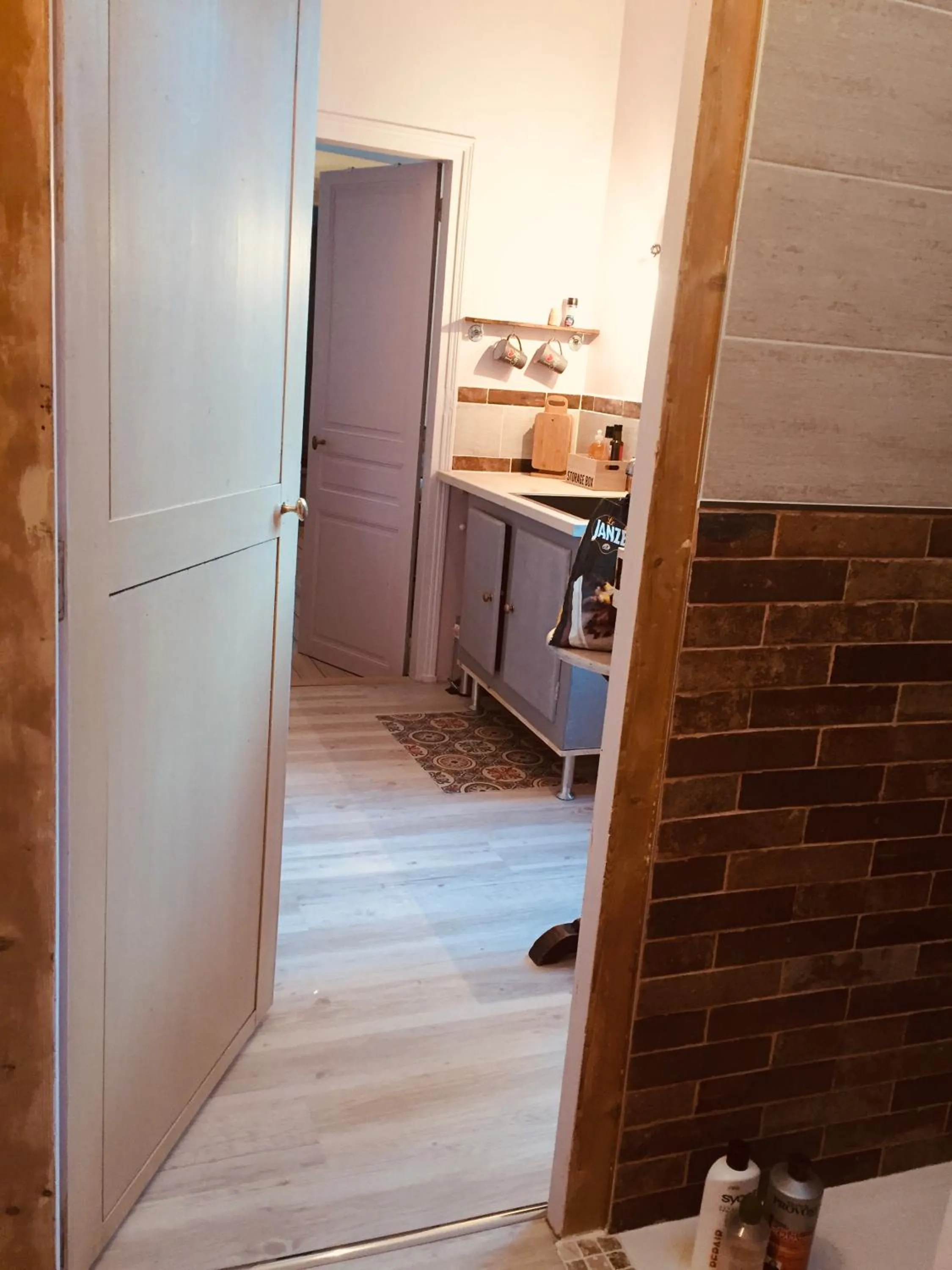 Kitchen or kitchenette in Chambre-studio Le 42