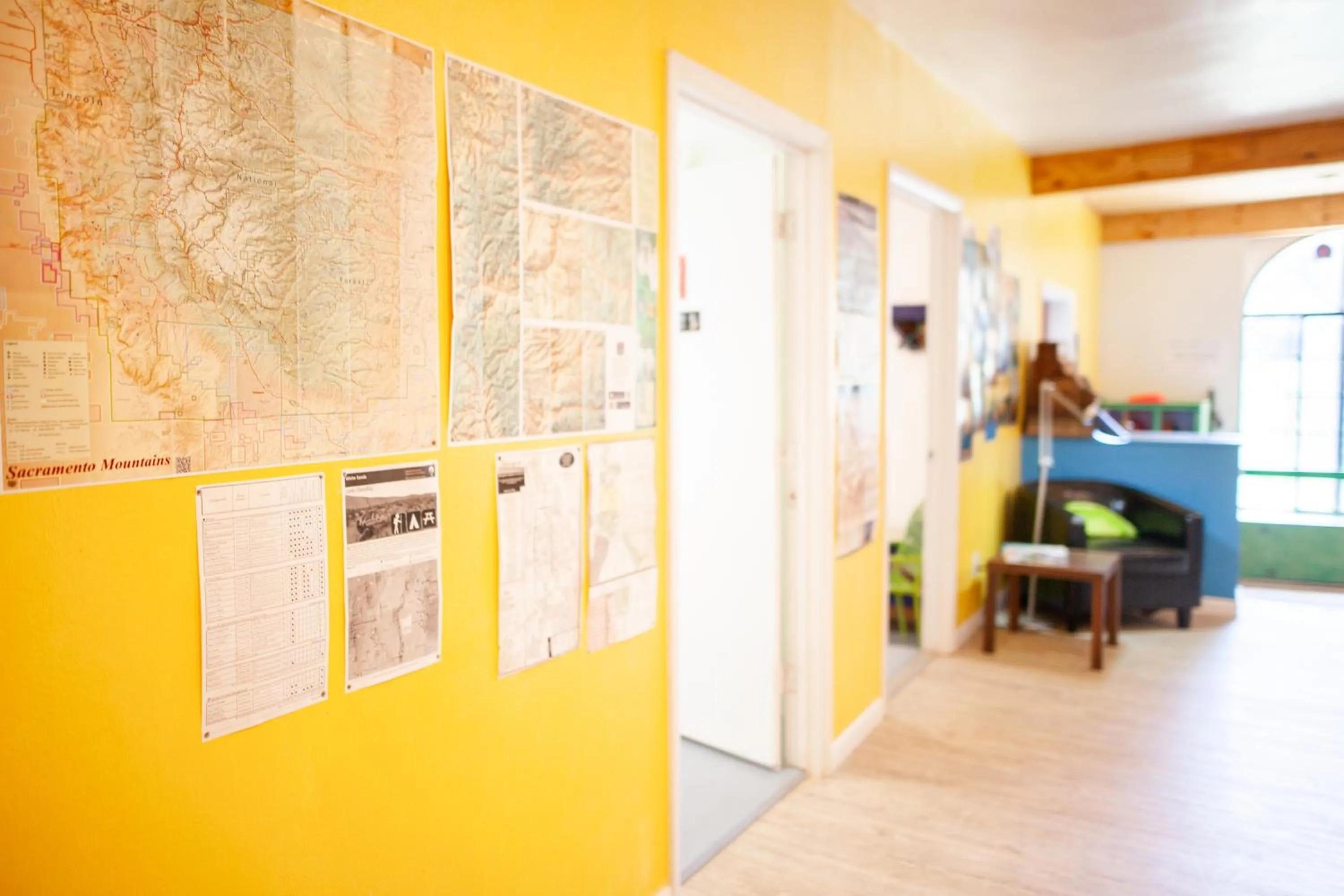 Lobby or reception in Cloudcroft Hostel