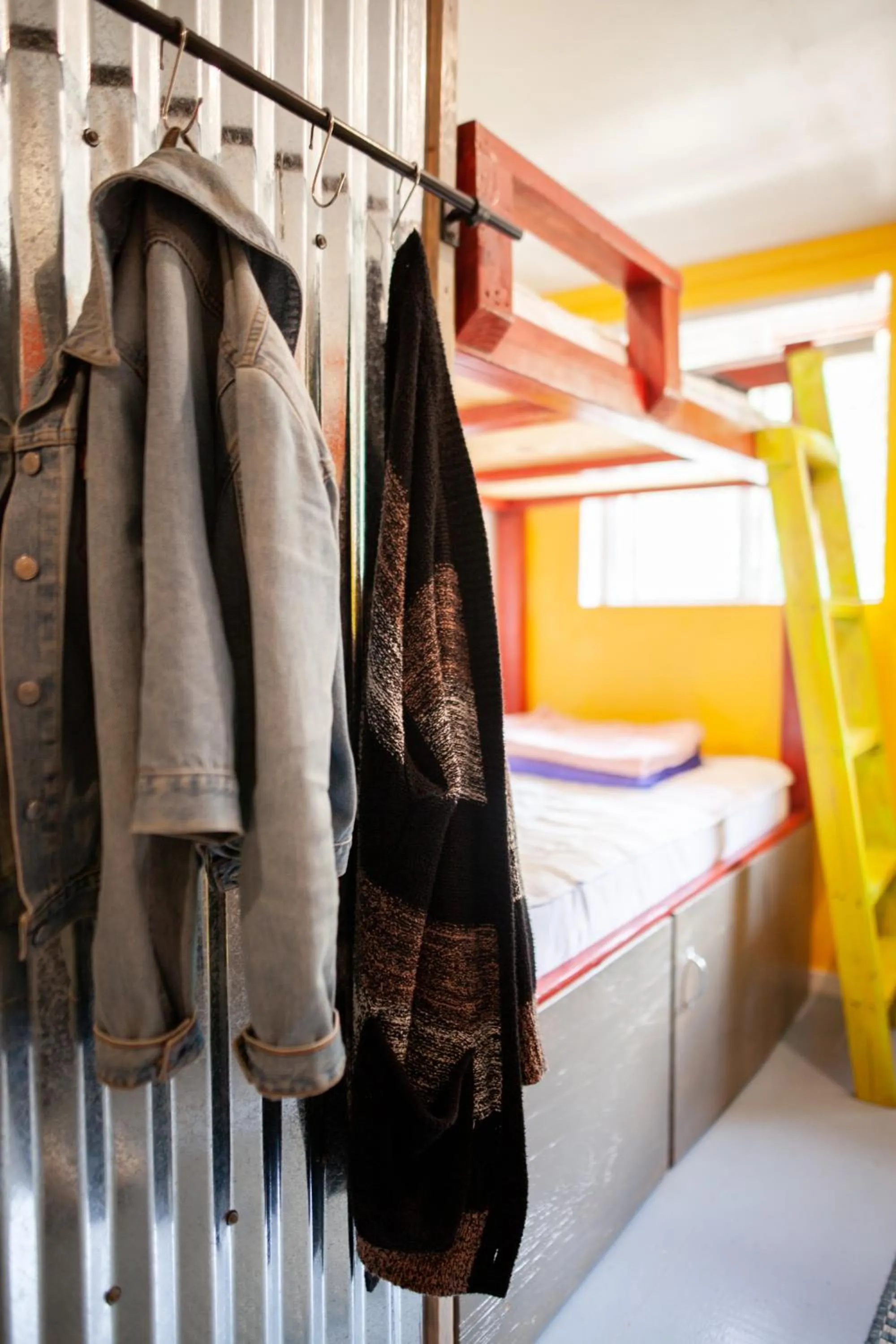 microwave, Bed in Cloudcroft Hostel