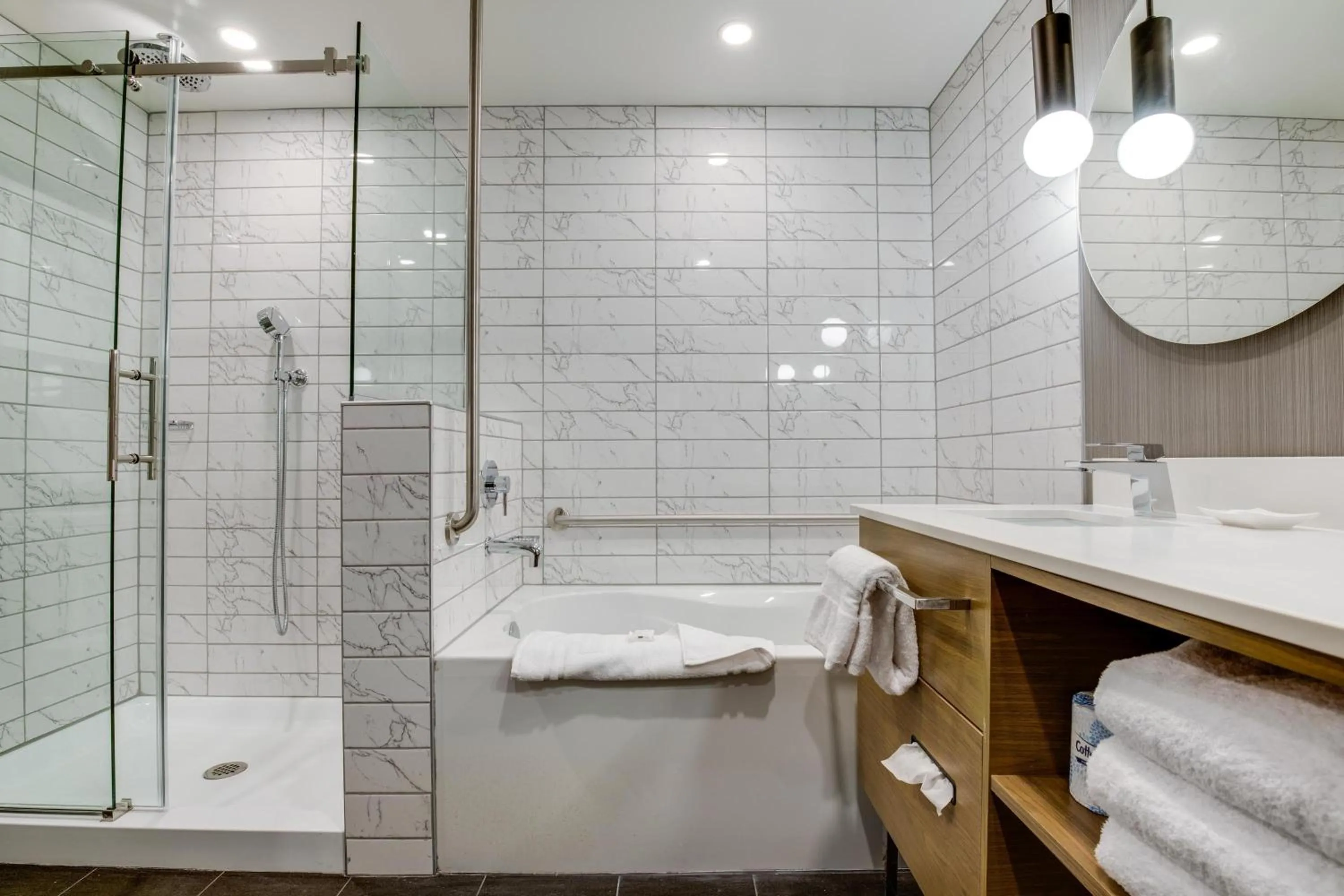 Bathroom in Sandman Signature Saskatoon South Hotel