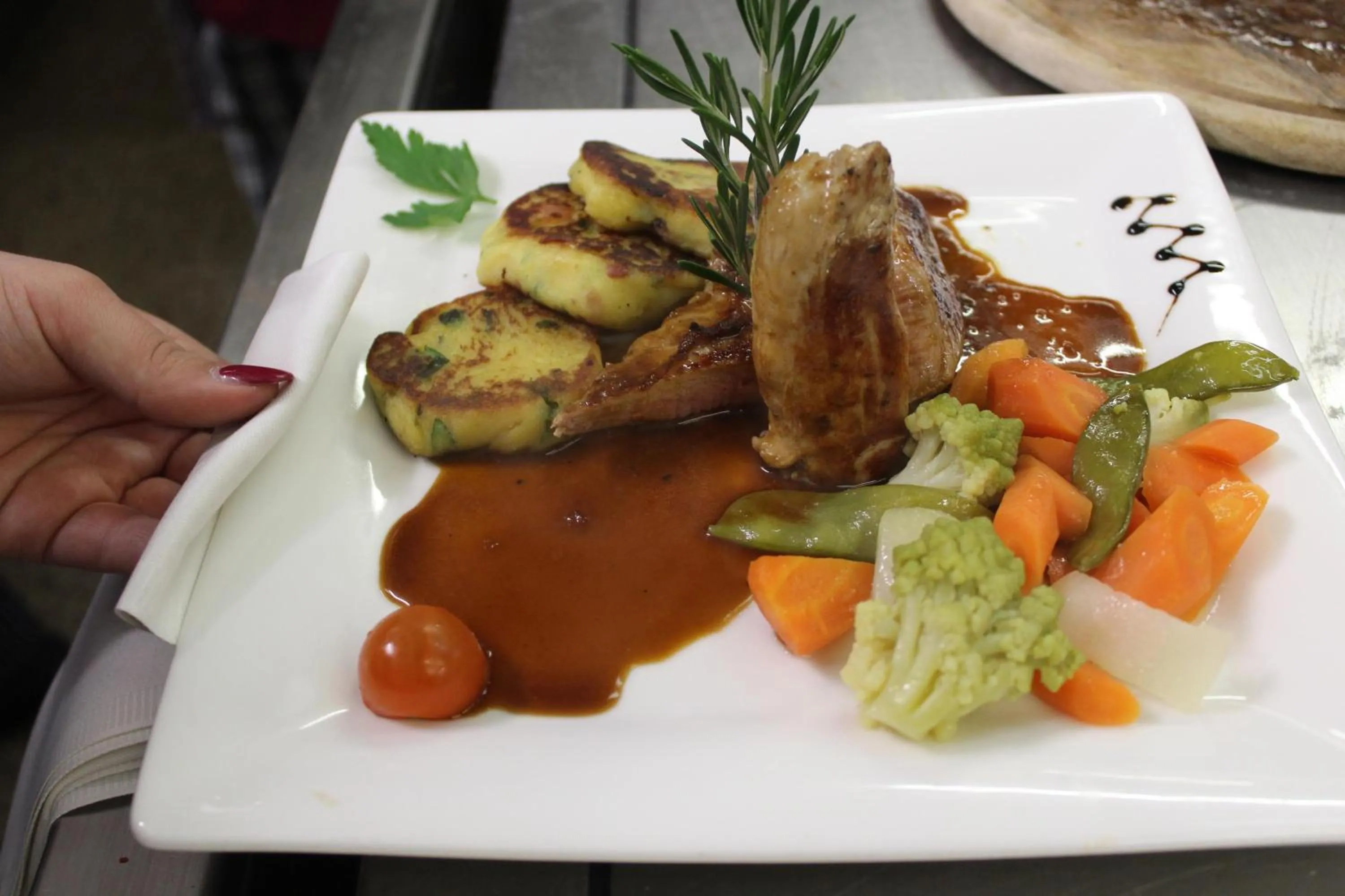 Food close-up in Goldener Adler Oberried - Hotel & Appartements