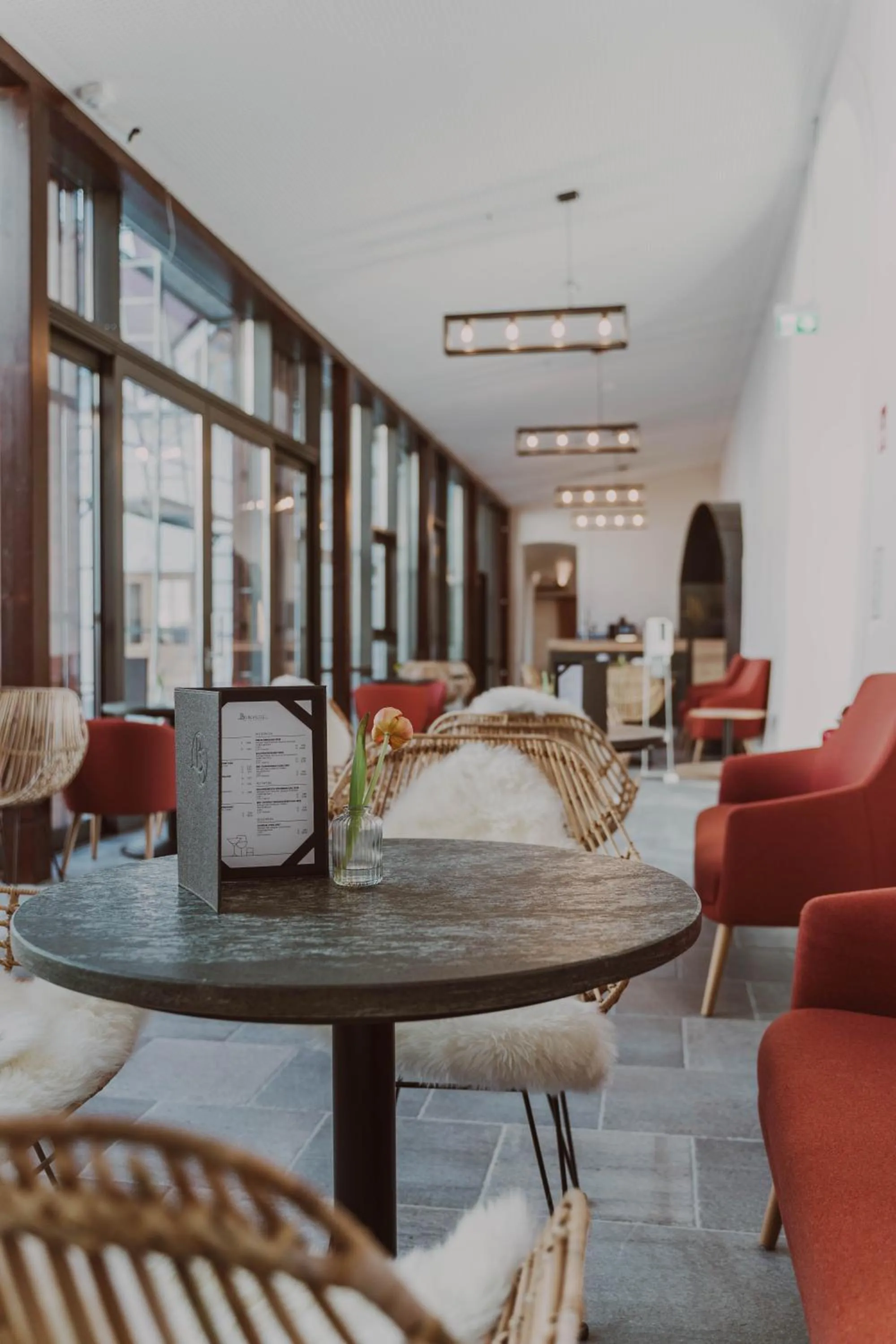 Lobby or reception in Burghotel Schlaining