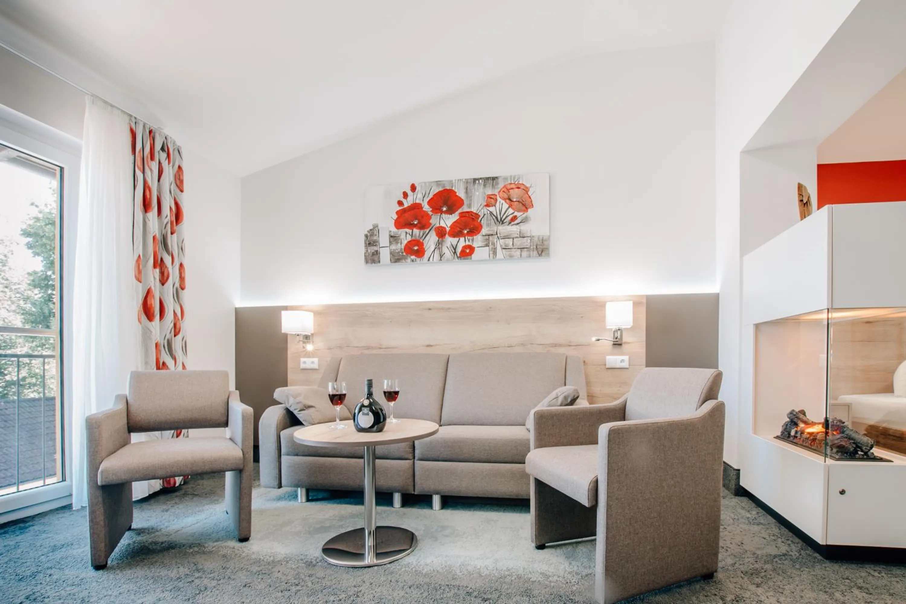 Seating area in Hotel Schloßberg