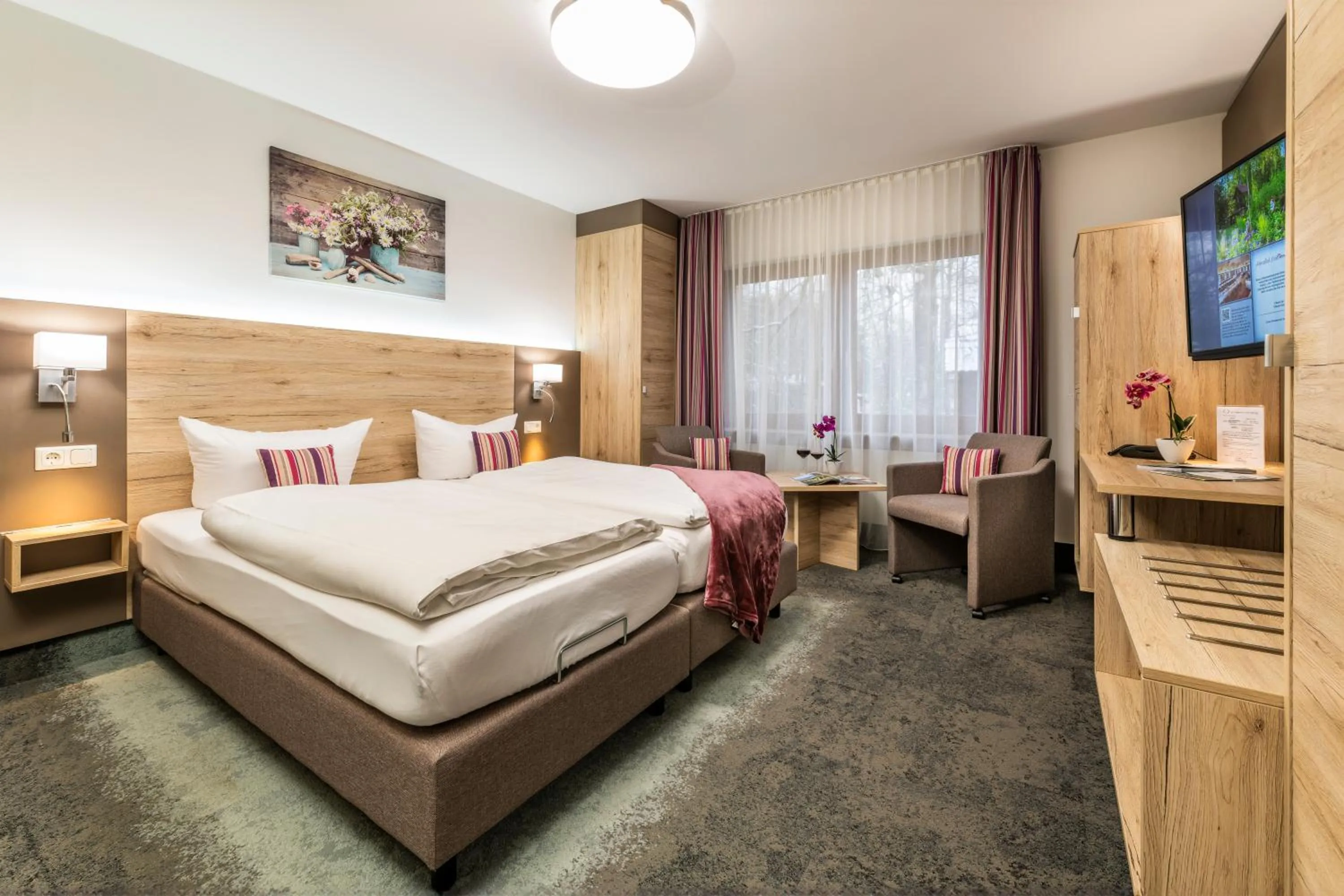 Photo of the whole room, Bed in Hotel Schloßberg