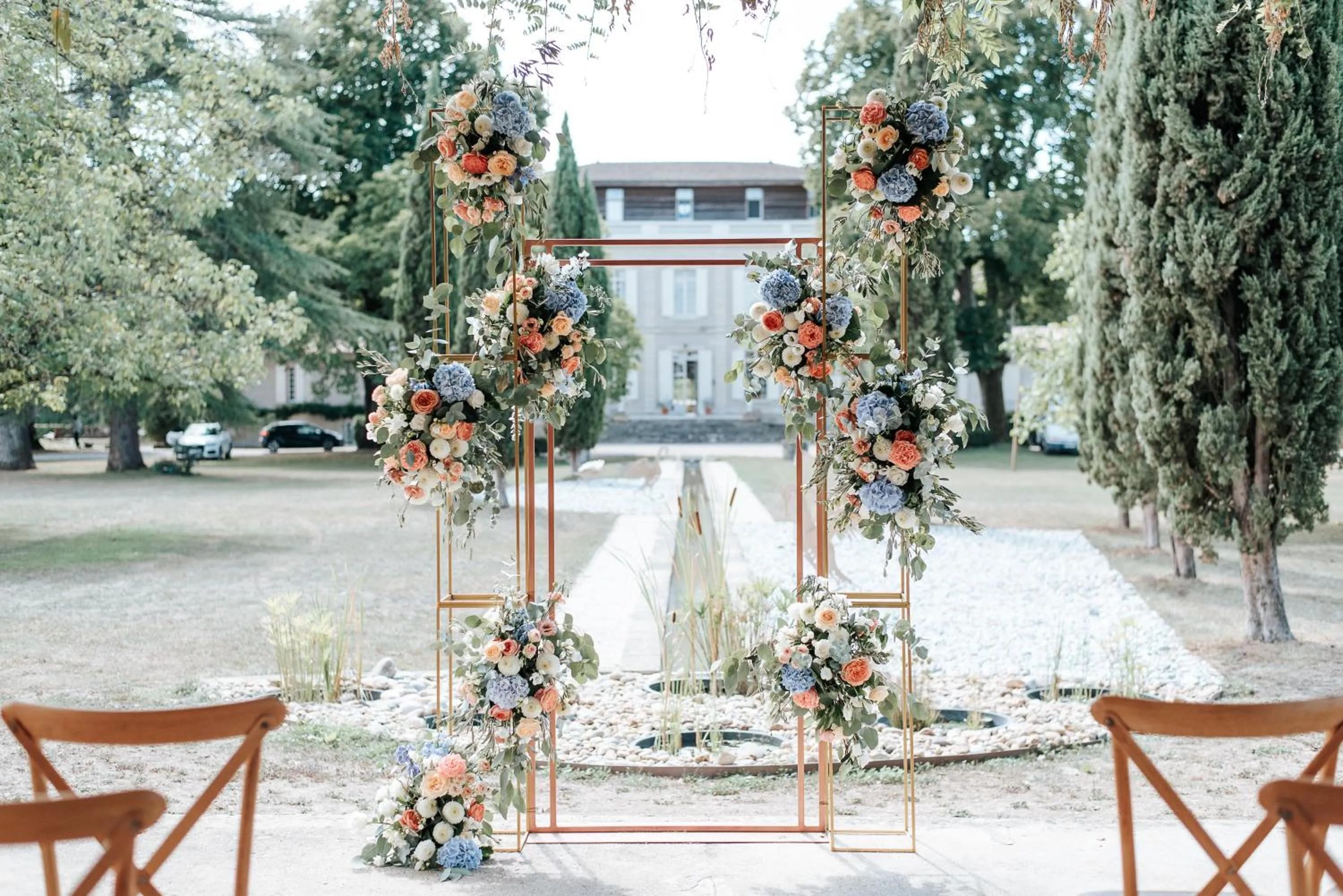 Garden view in Château Destinée