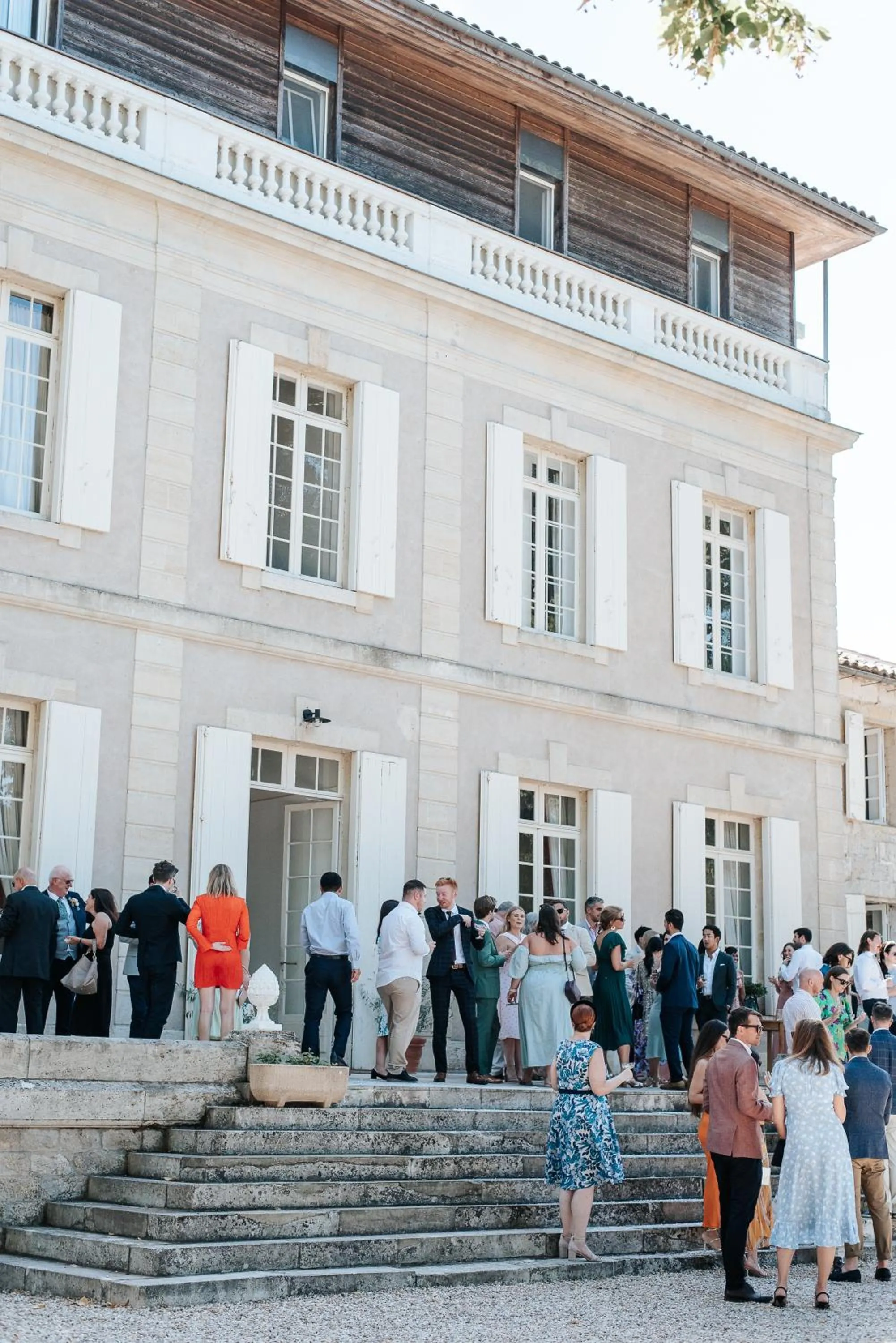 group of guests in Château Destinée
