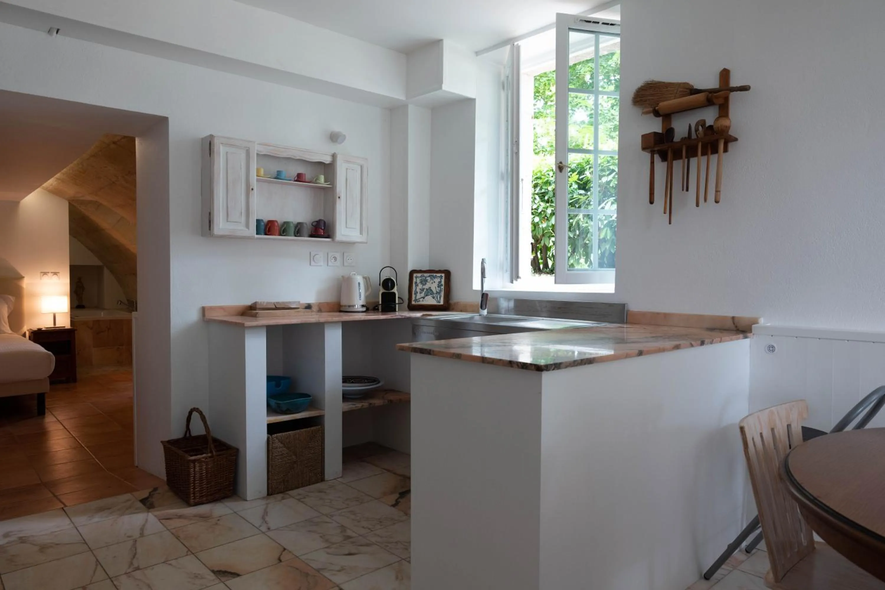 Kitchen or kitchenette in Château Destinée