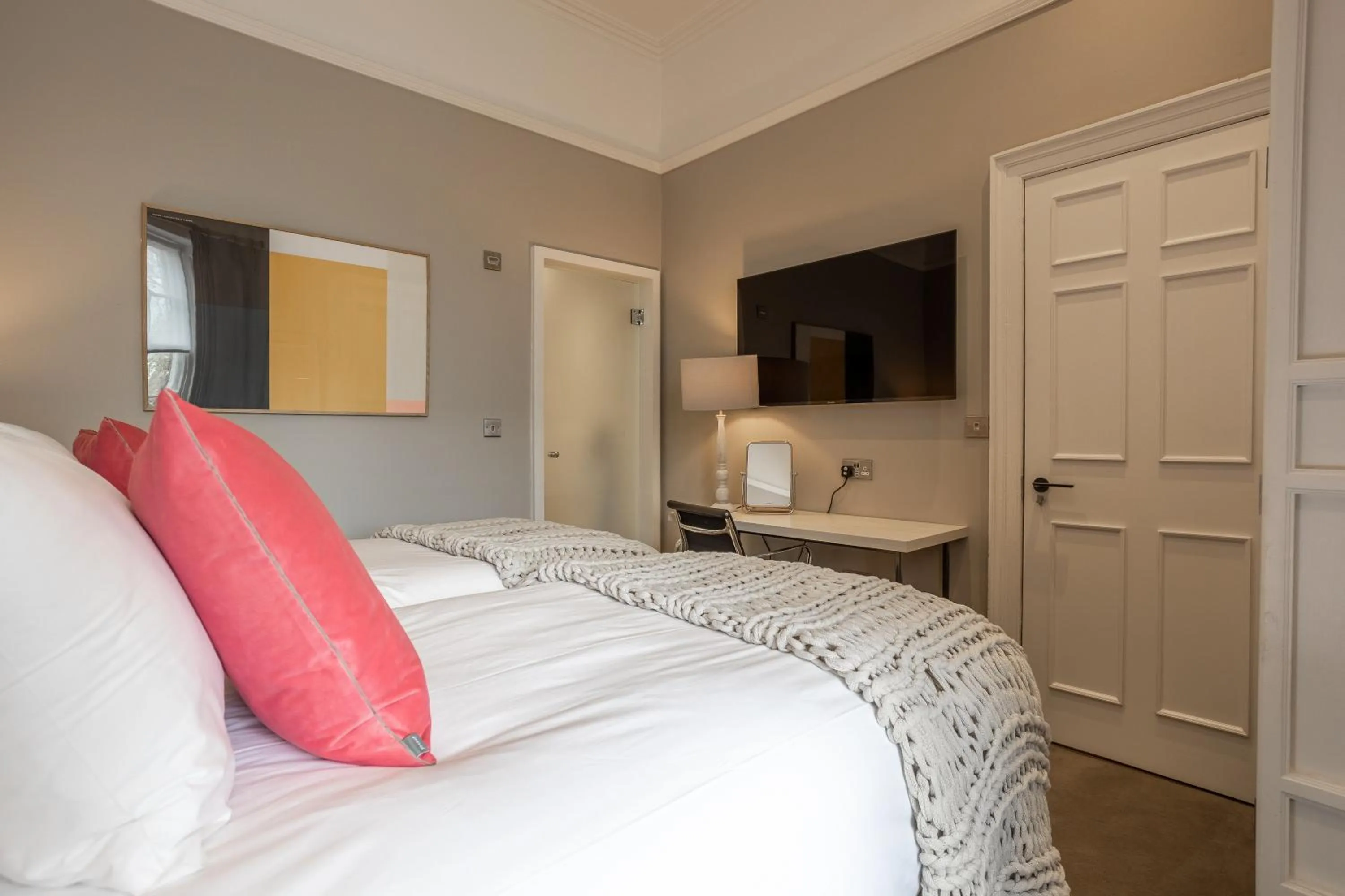 Bedroom, Bed in No1 Apartments & Bedrooms St Andrews - St Mary's