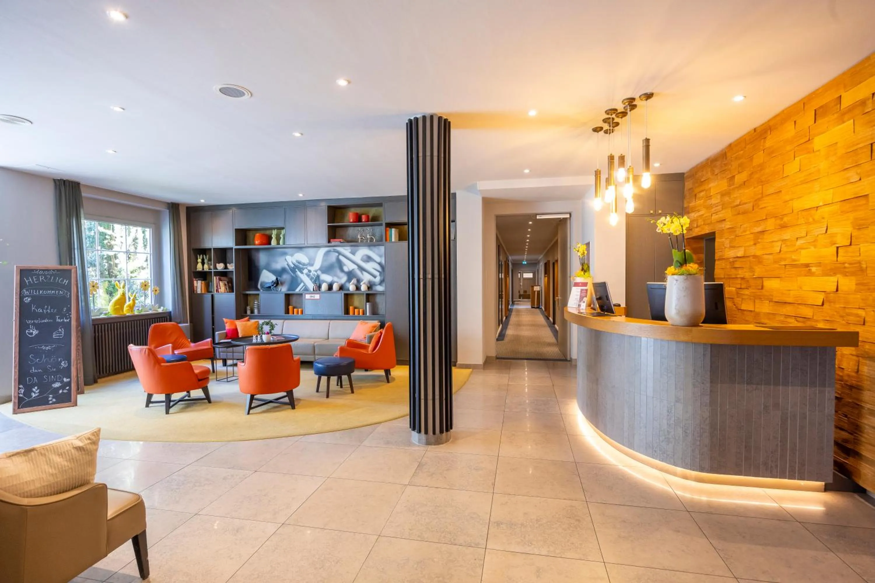 Lobby or reception in Parkhotel Hohenfeld Münster