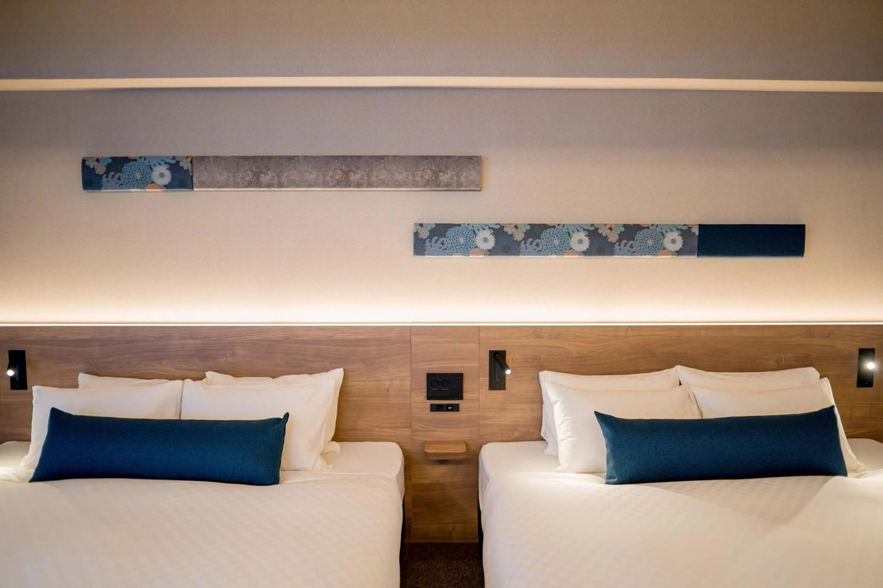 Bed in RESI STAY Hotel Sun Chlorella