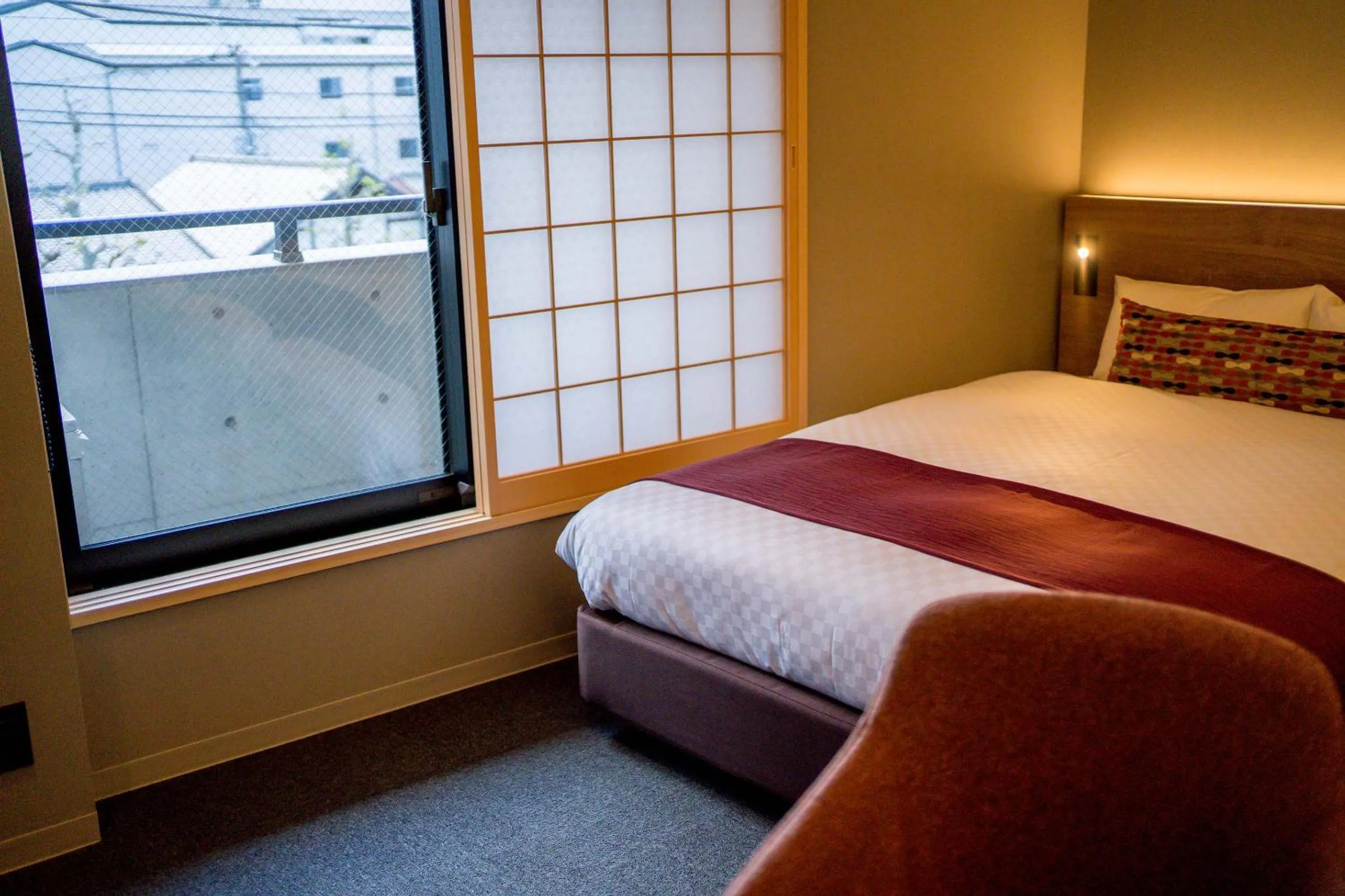 Bed in RESI STAY Hotel Sun Chlorella