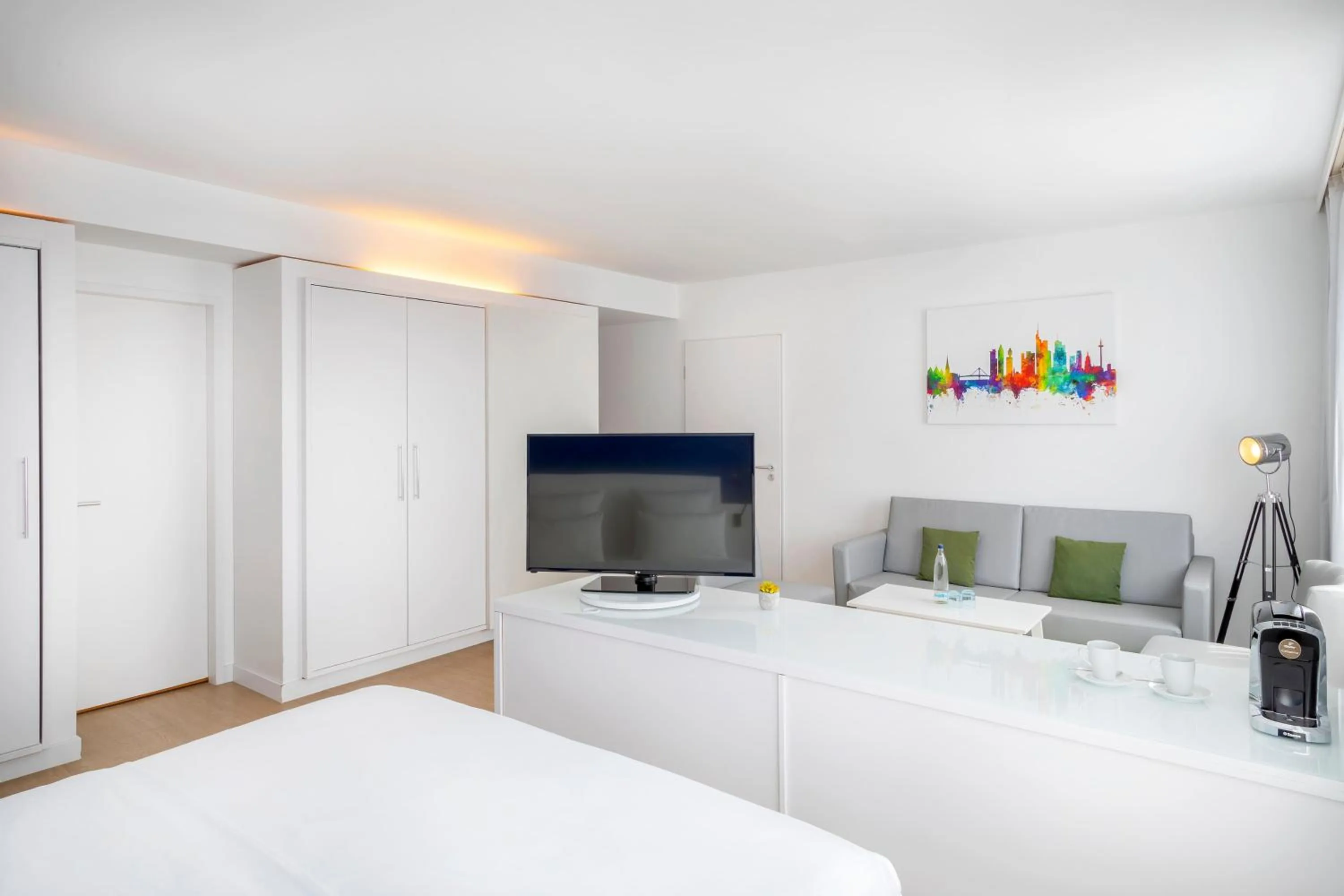 Bed in Hotel Frankfurt Messe Affiliated by Meliá