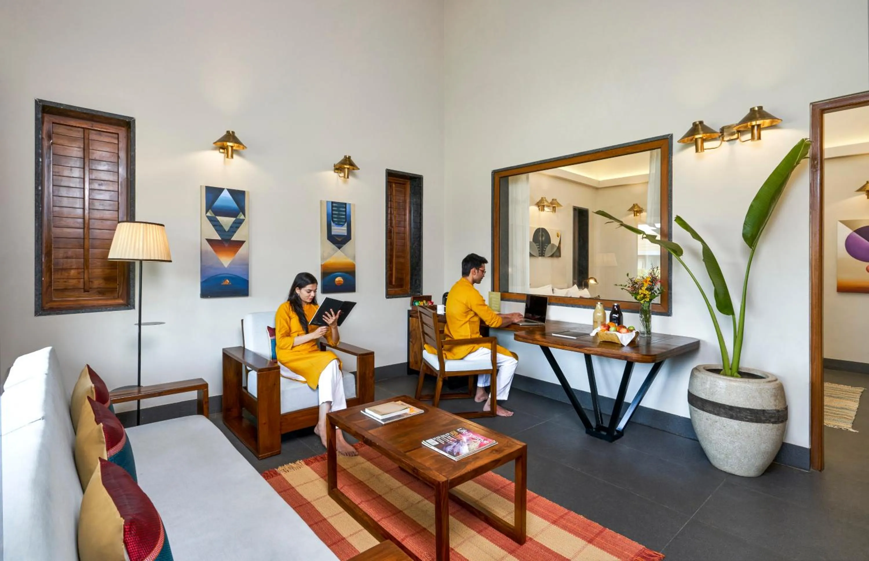 Living room in Viveda Wellness Resort