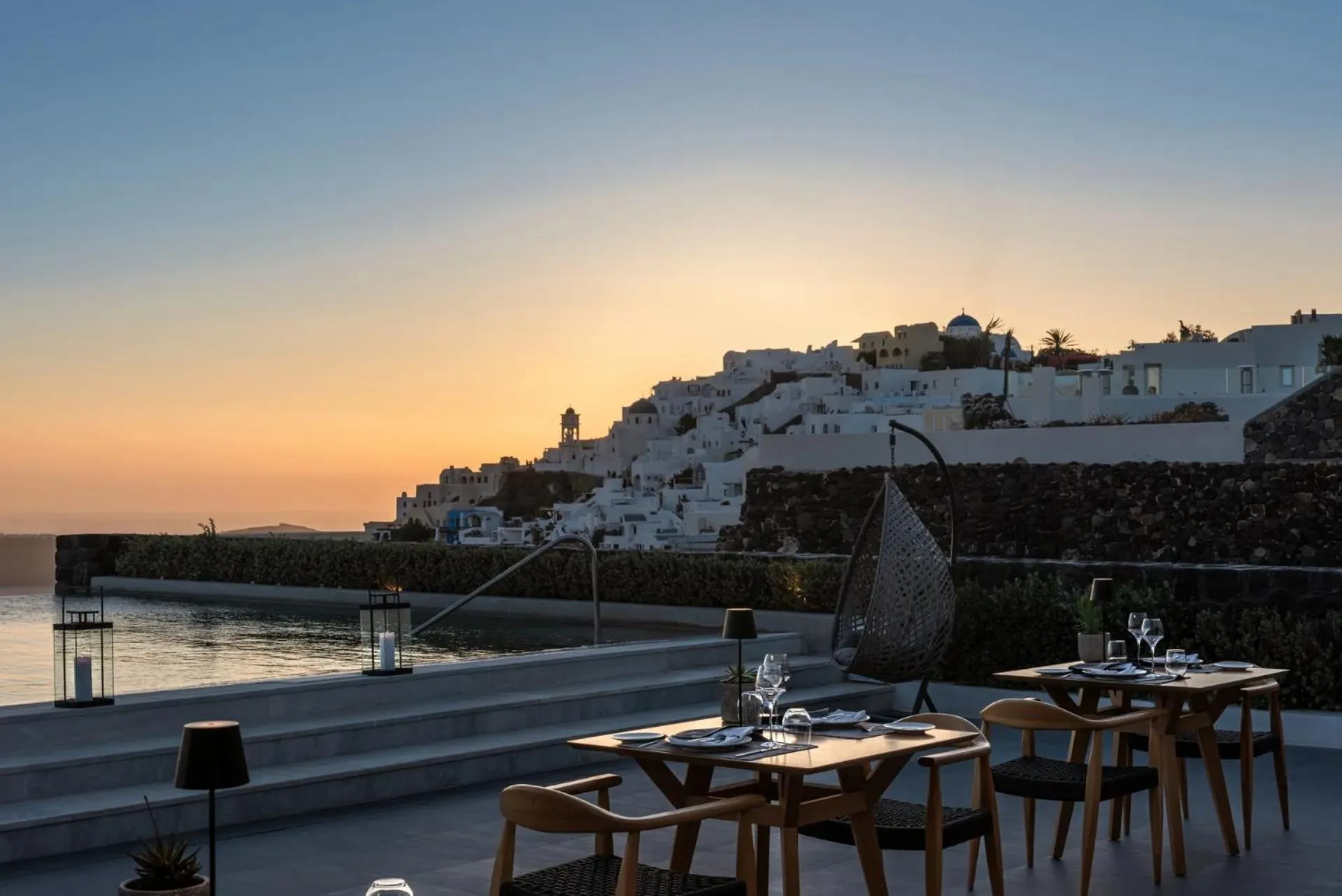 Sunset in Aeifos Boutique Hotel