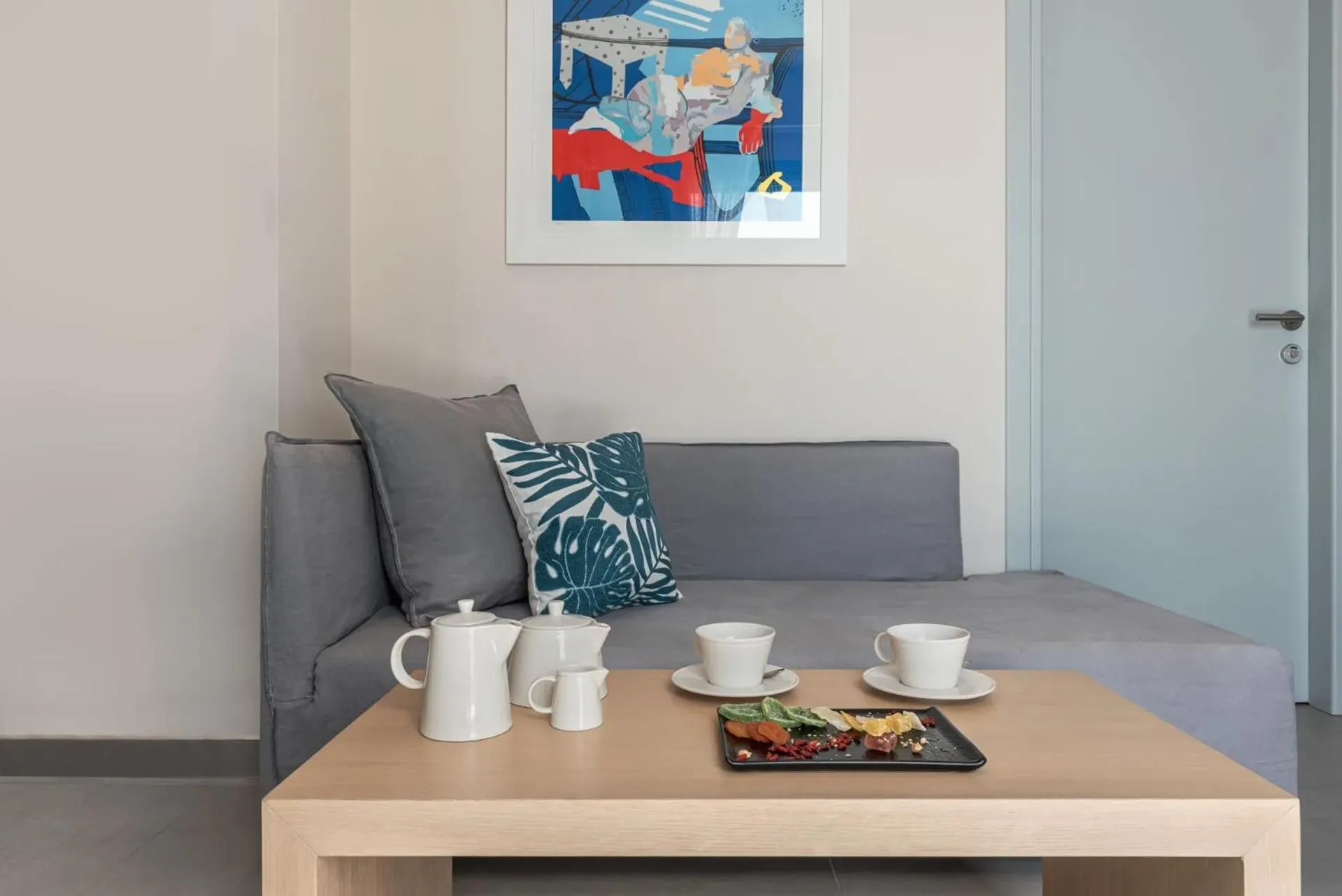 Seating area in Aeifos Boutique Hotel