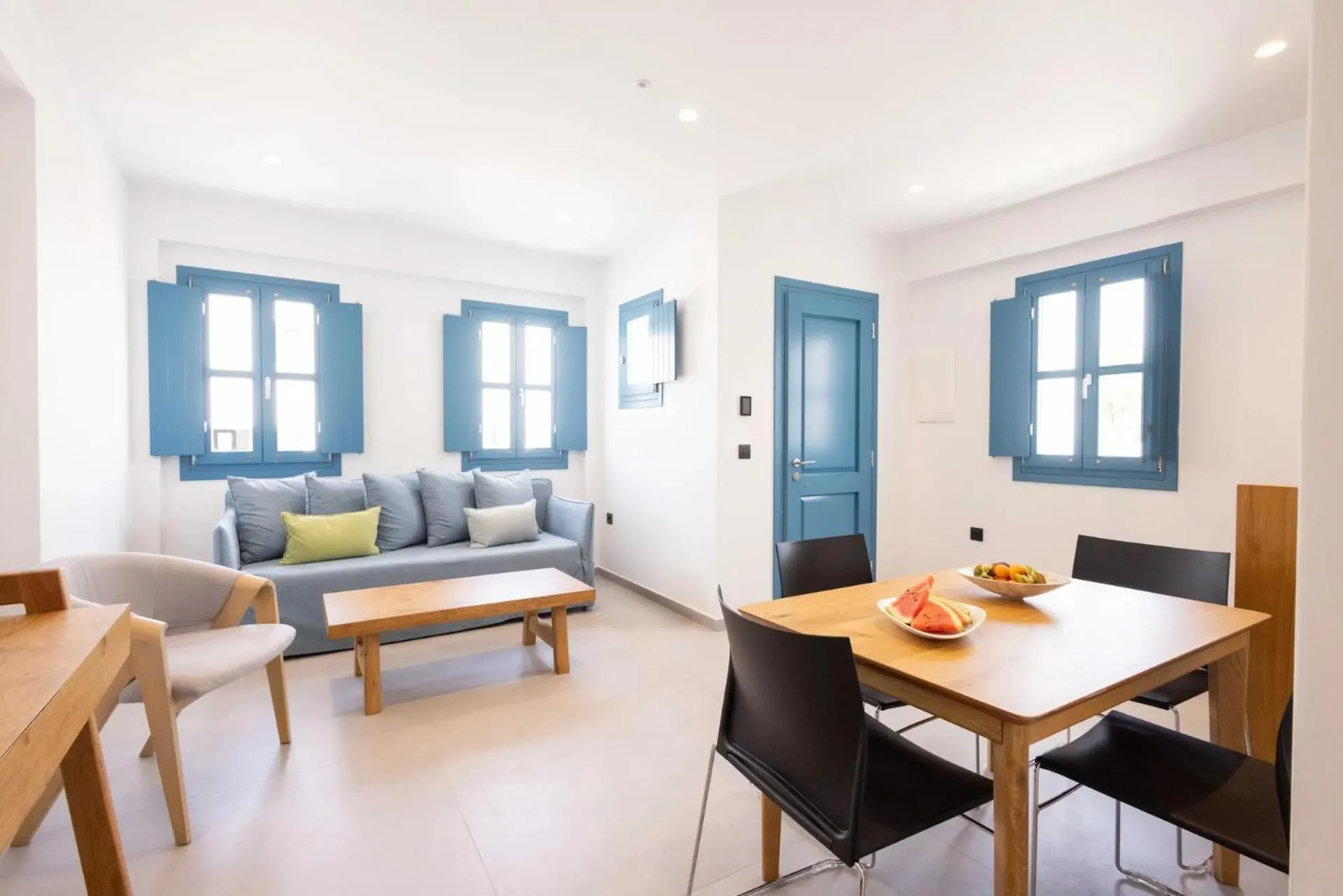 Living room in Aeifos Boutique Hotel