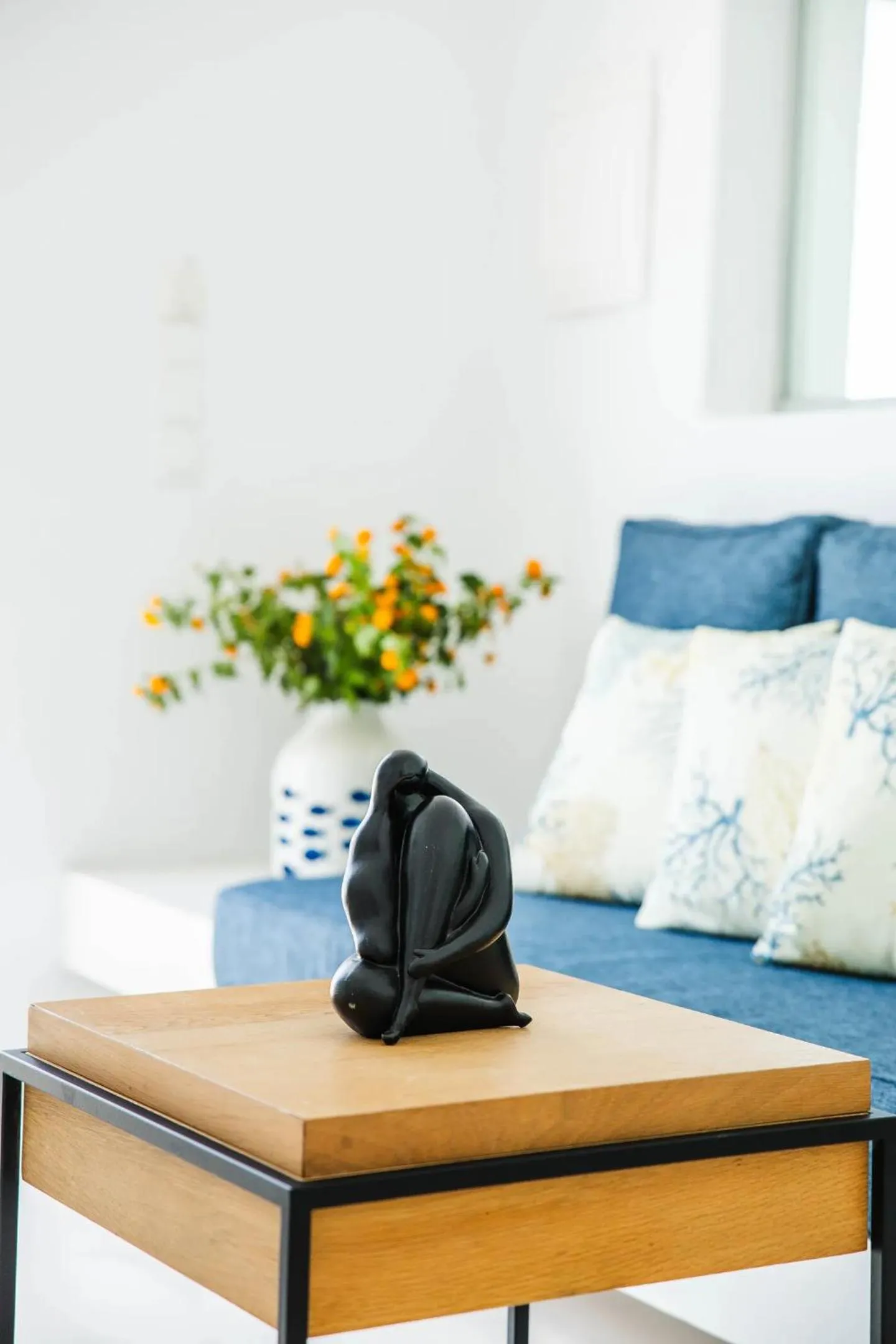 Seating area in Aeifos Boutique Hotel