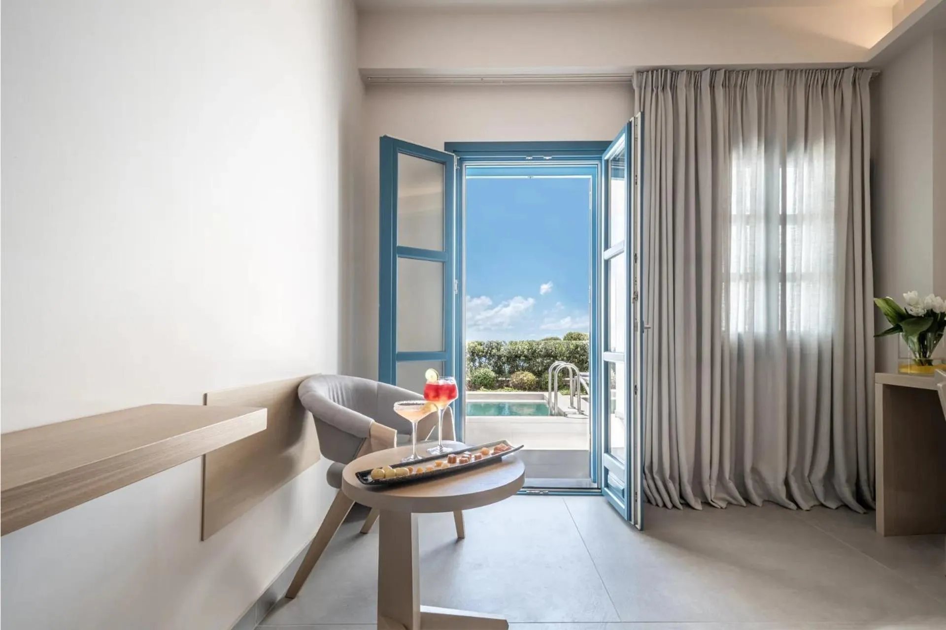 Balcony/Terrace in Aeifos Boutique Hotel