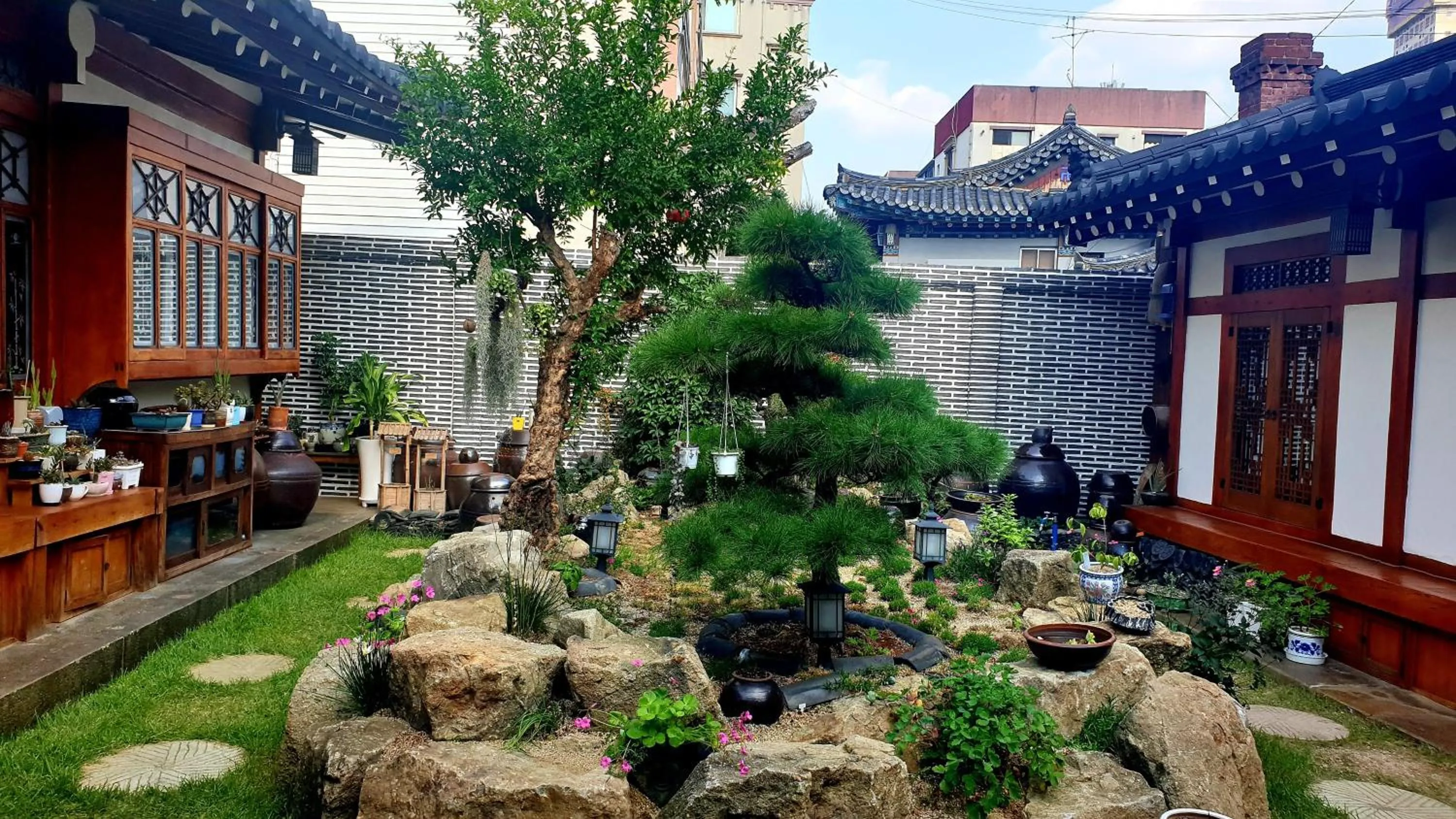 Garden view in Hanok1957
