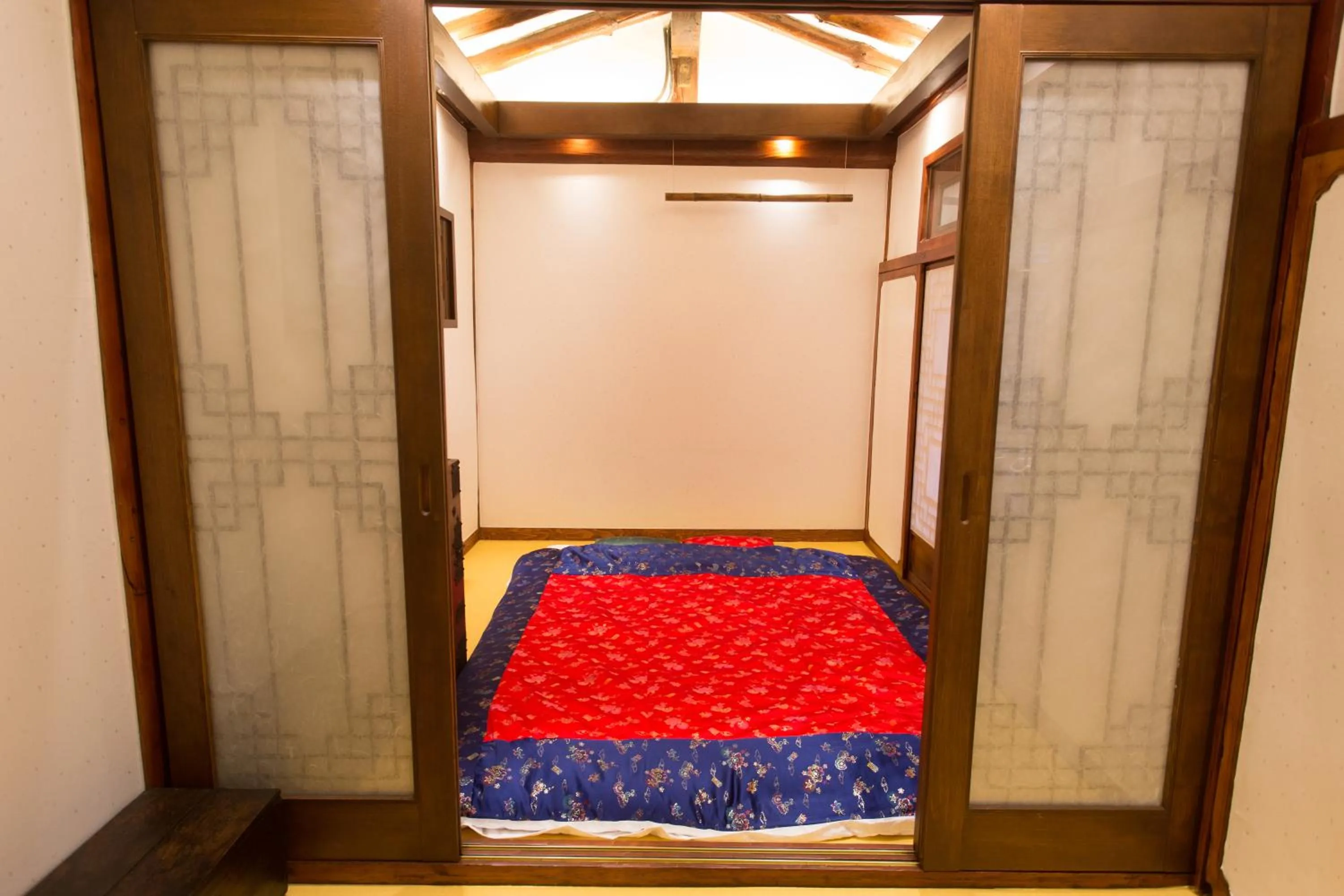 Bedroom, Bed in Hanok1957