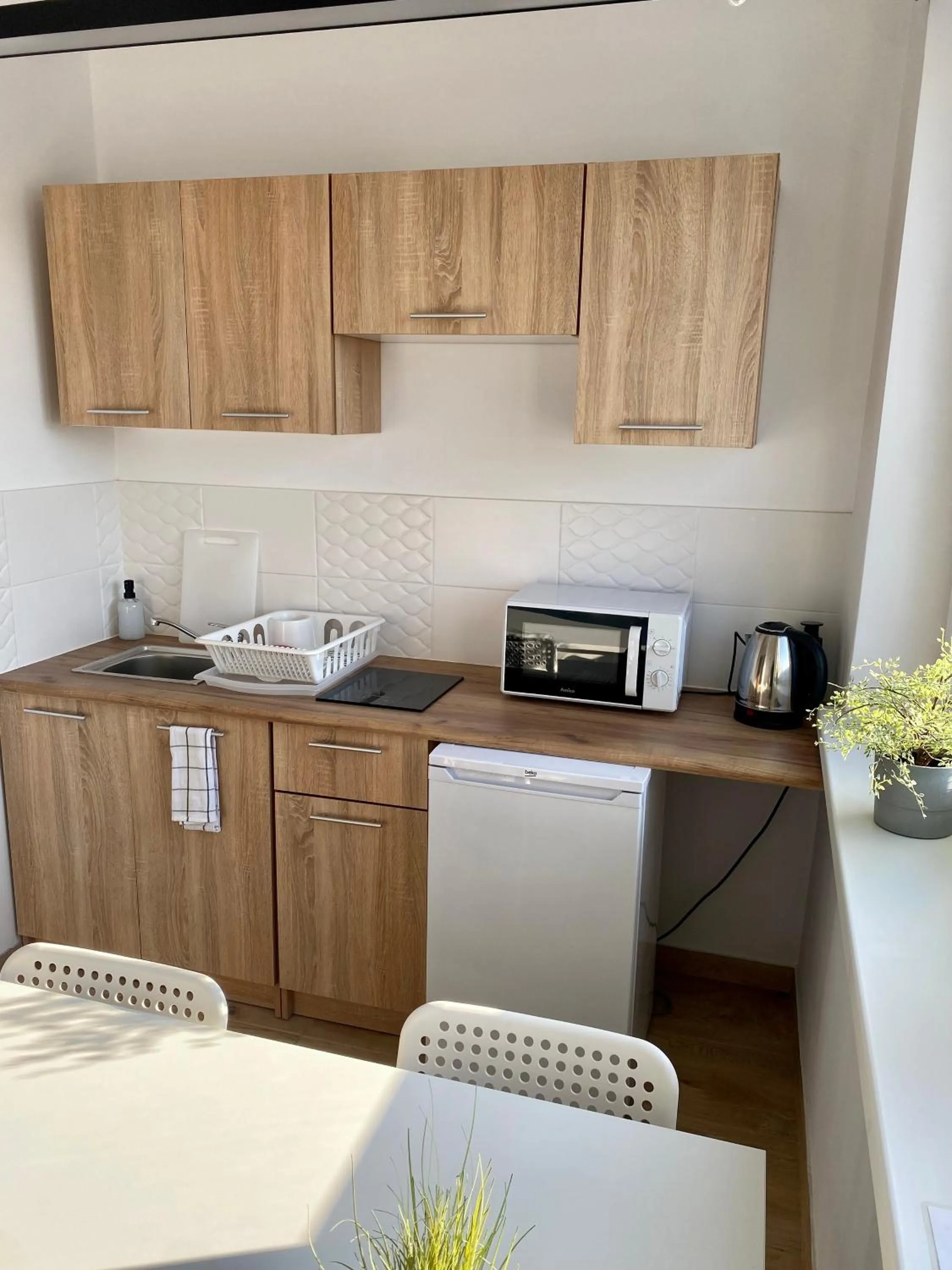 kitchen in Astra Katowice - Aparthotel