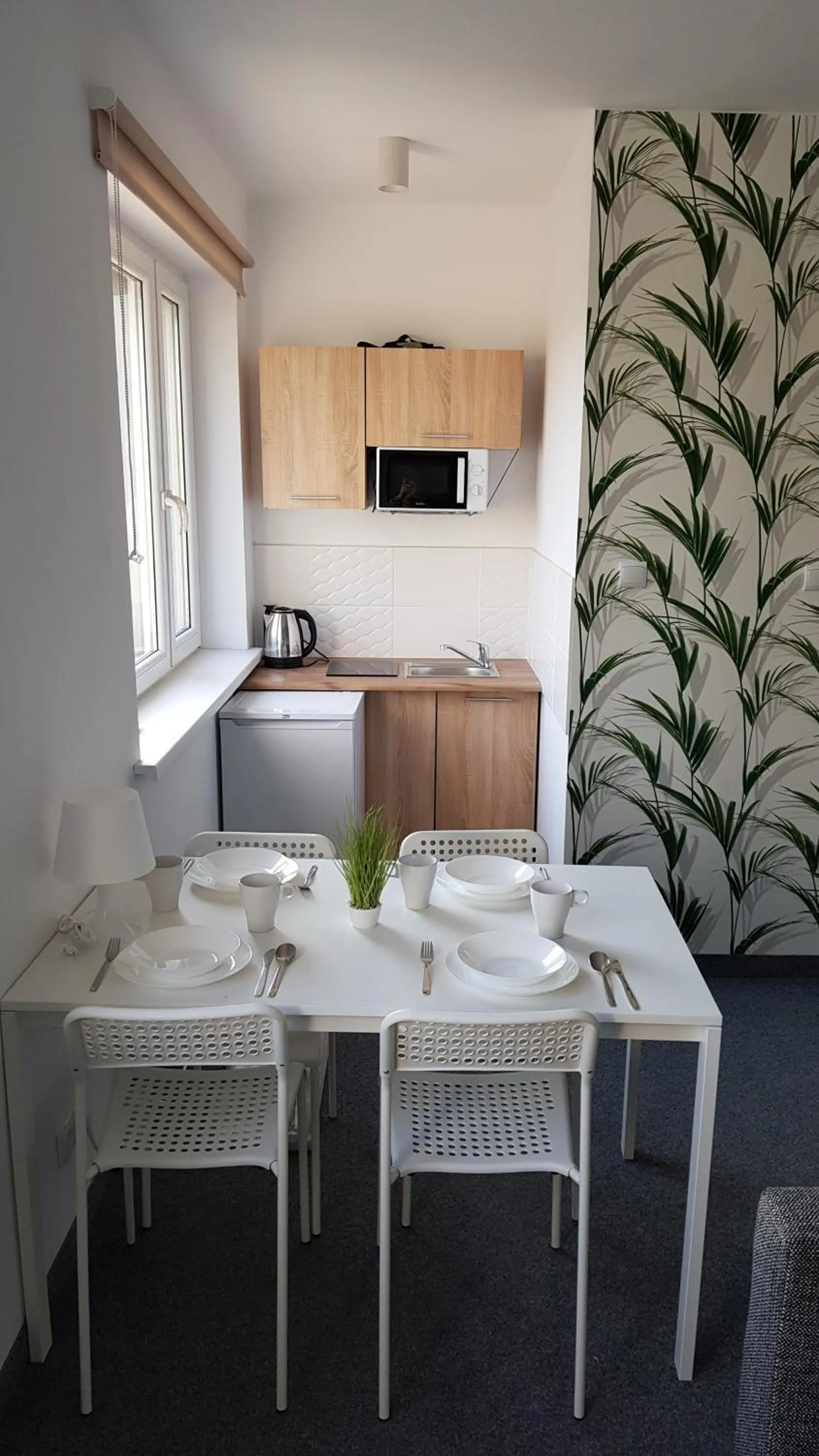 Kitchen or kitchenette in Astra Katowice - Aparthotel