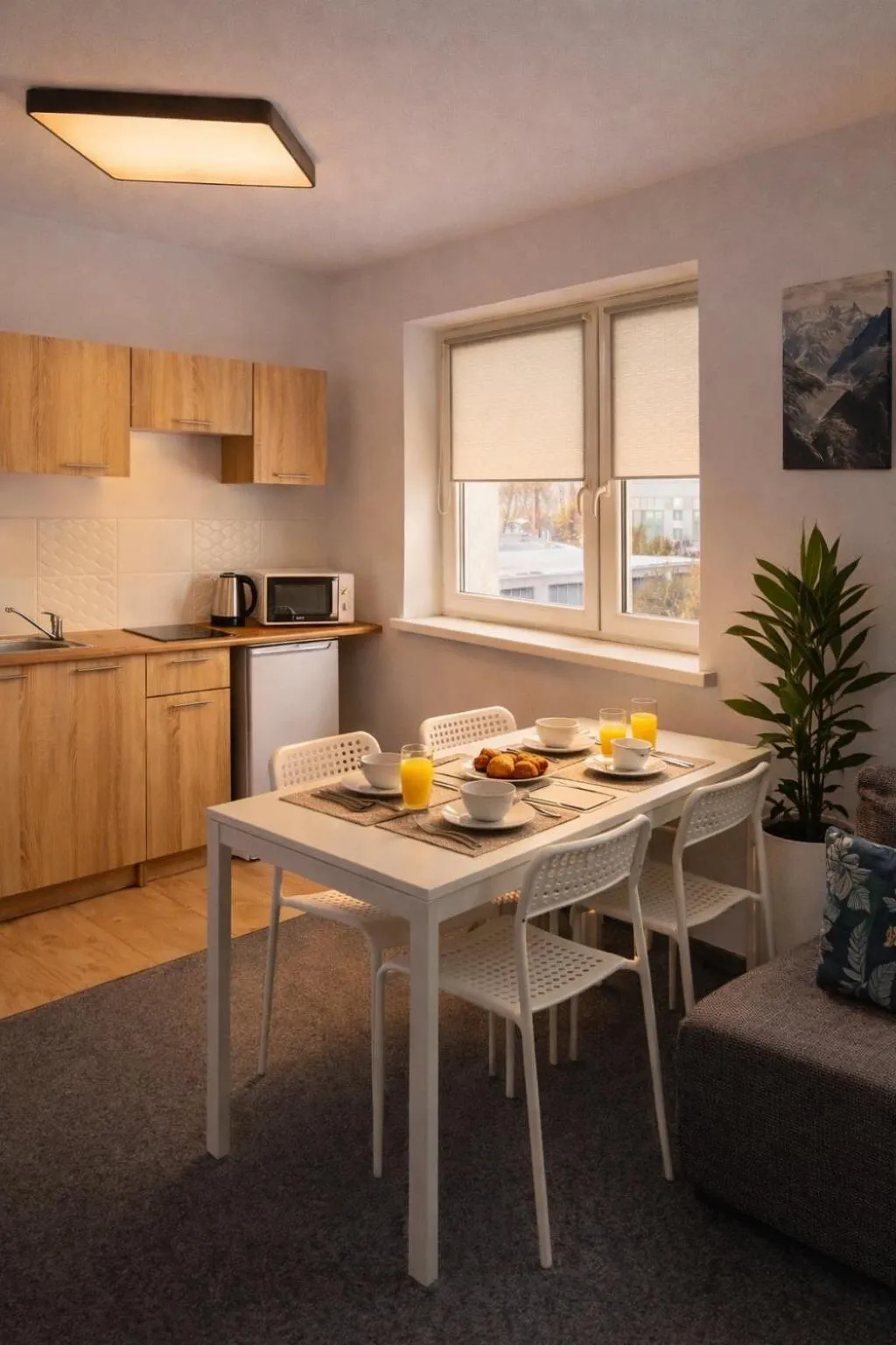 Kitchen or kitchenette in Astra Katowice - Aparthotel