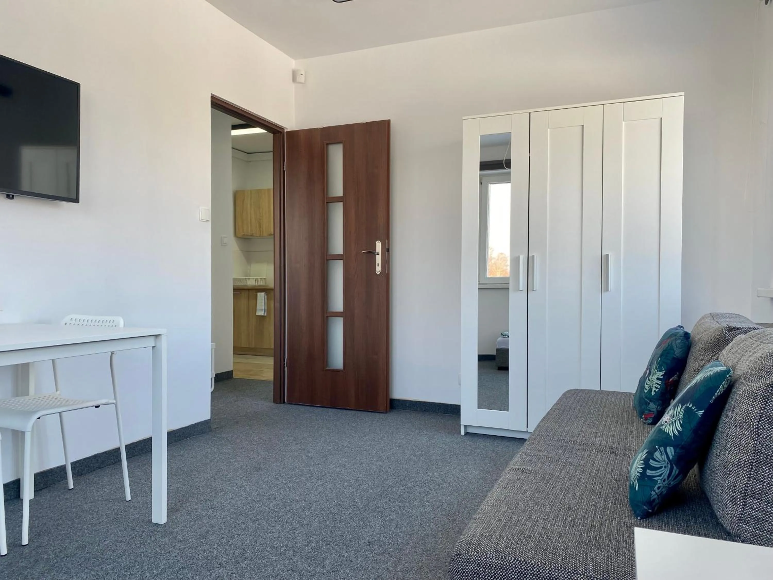 Living room in Astra Katowice - Aparthotel