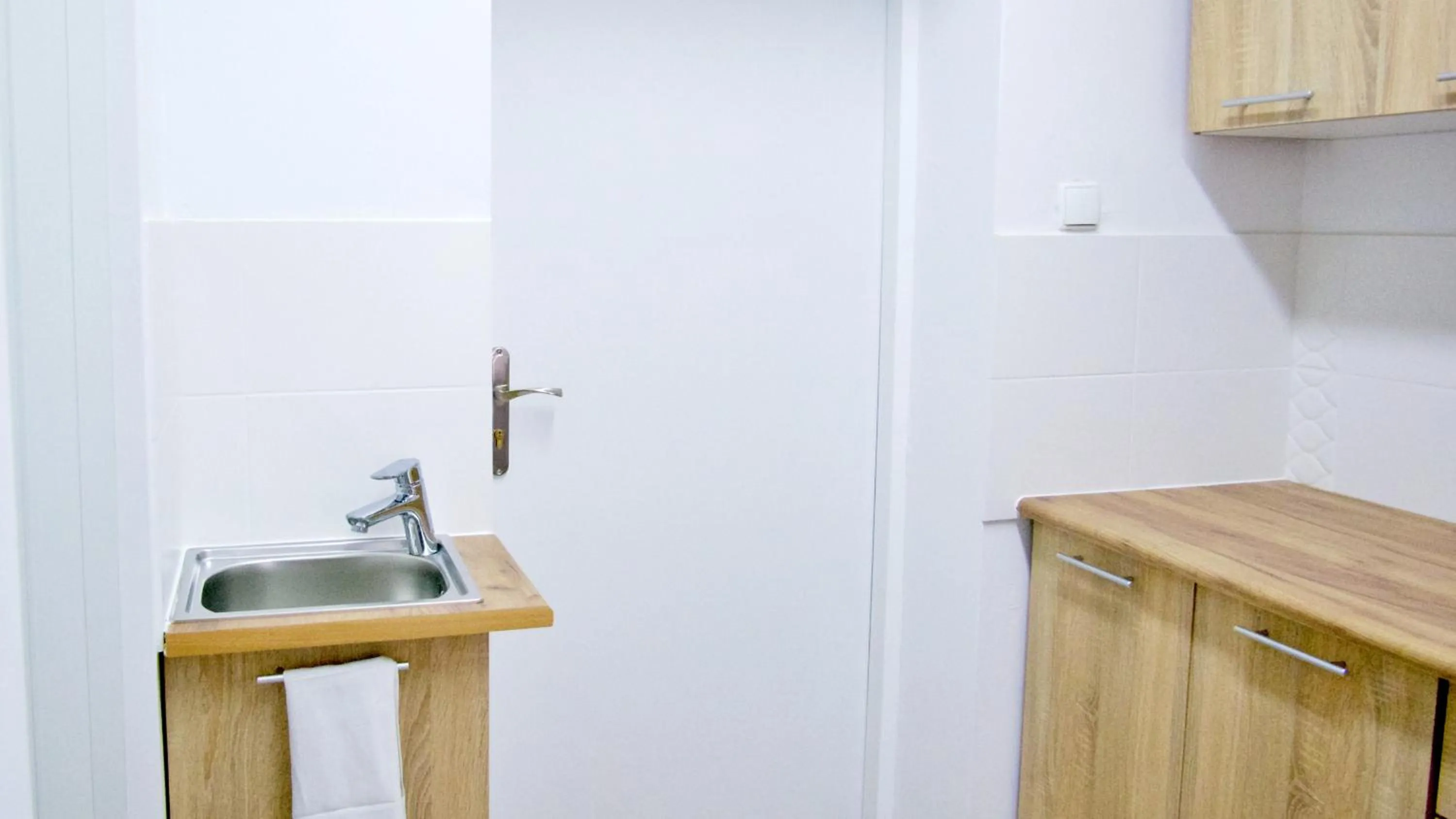 Kitchen or kitchenette in Astra Katowice - Aparthotel