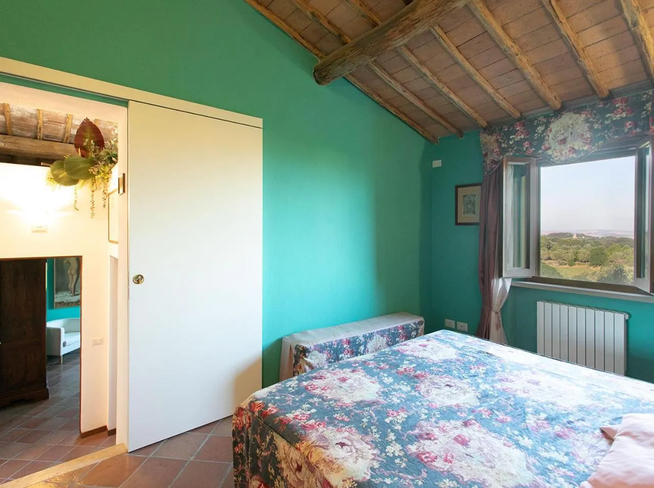 Bedroom, Bed in Villa Santa Chiara