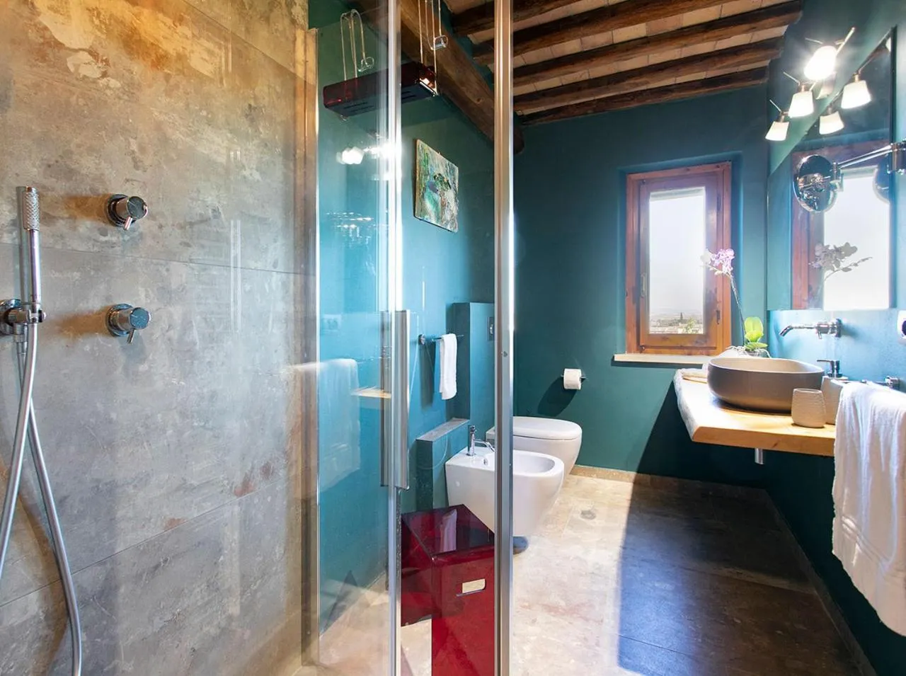 Shower in Villa Santa Chiara