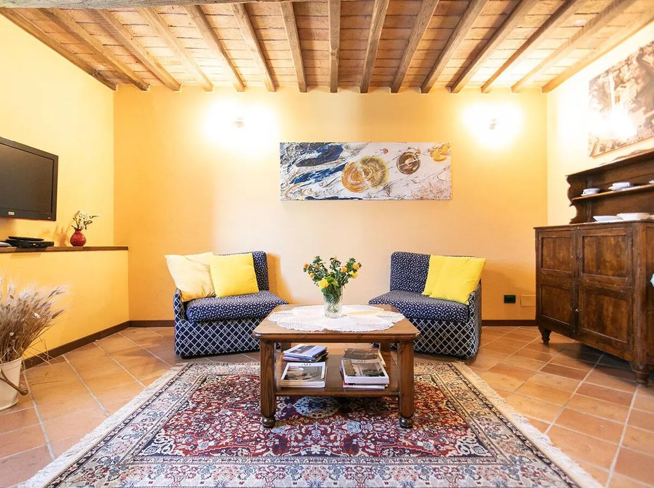Living room in Villa Santa Chiara