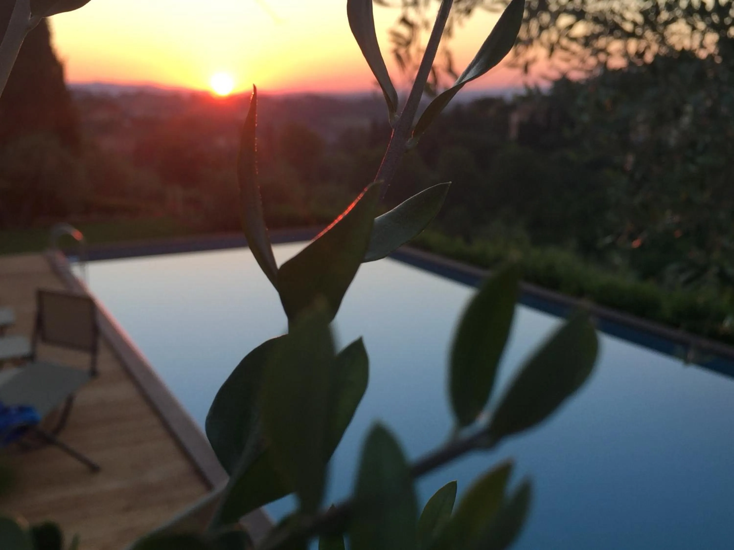 Sunrise in Villa Santa Chiara