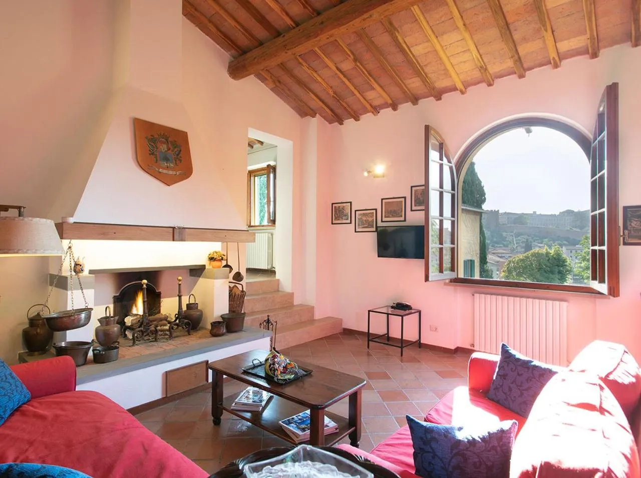 Living room in Villa Santa Chiara