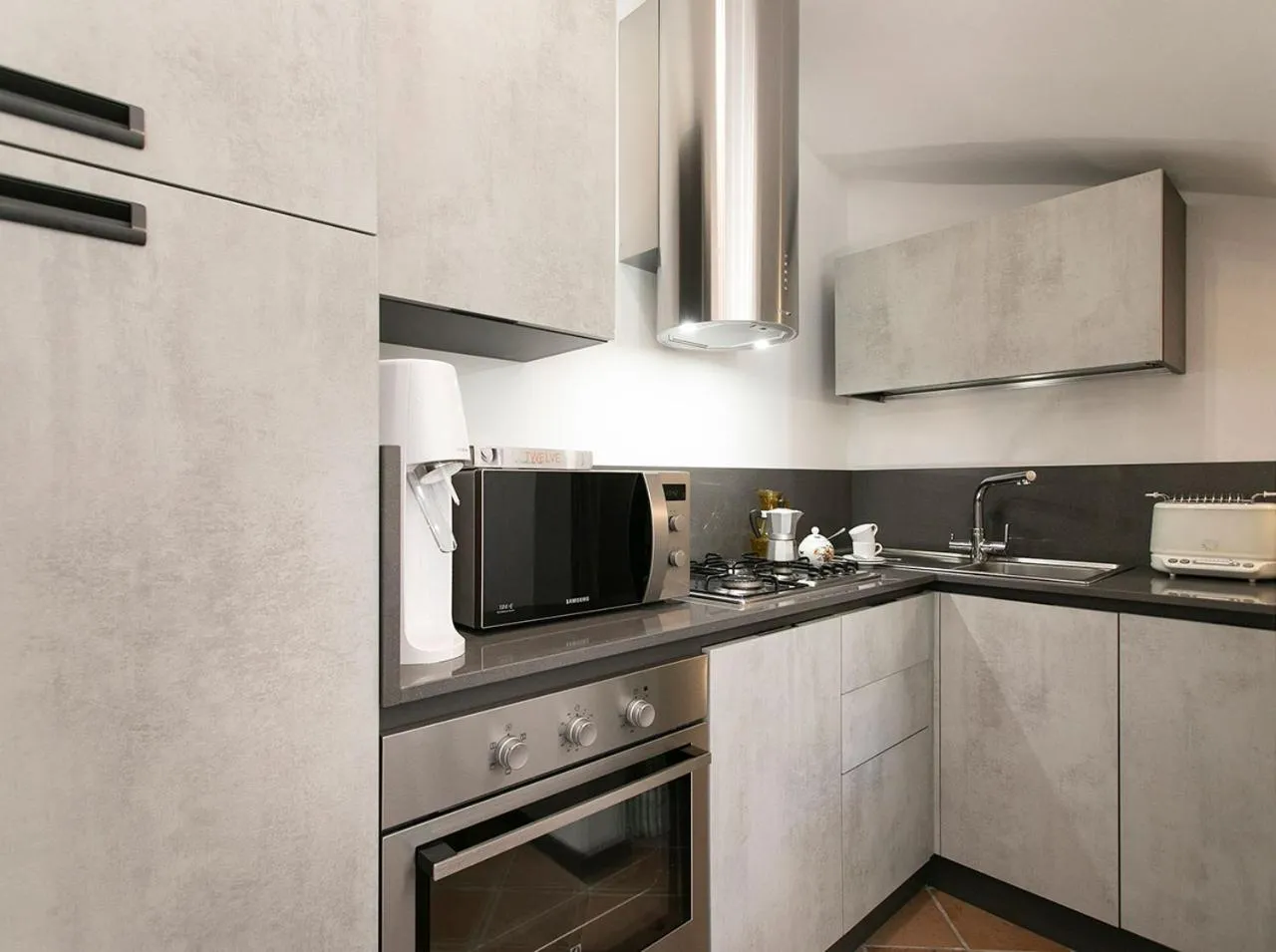 Kitchen or kitchenette in Villa Santa Chiara