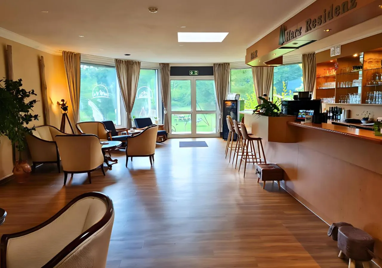 Lobby or reception in Hotel Harzresidenz