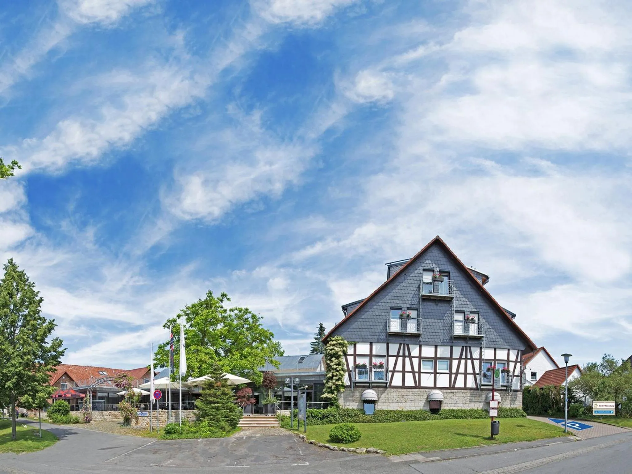 Property building in Hotel An der Wasserburg