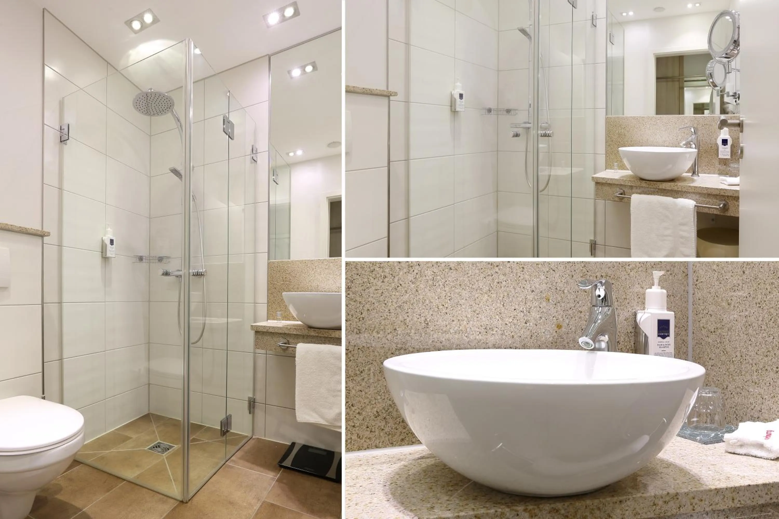 Shower in Hotel An der Wasserburg