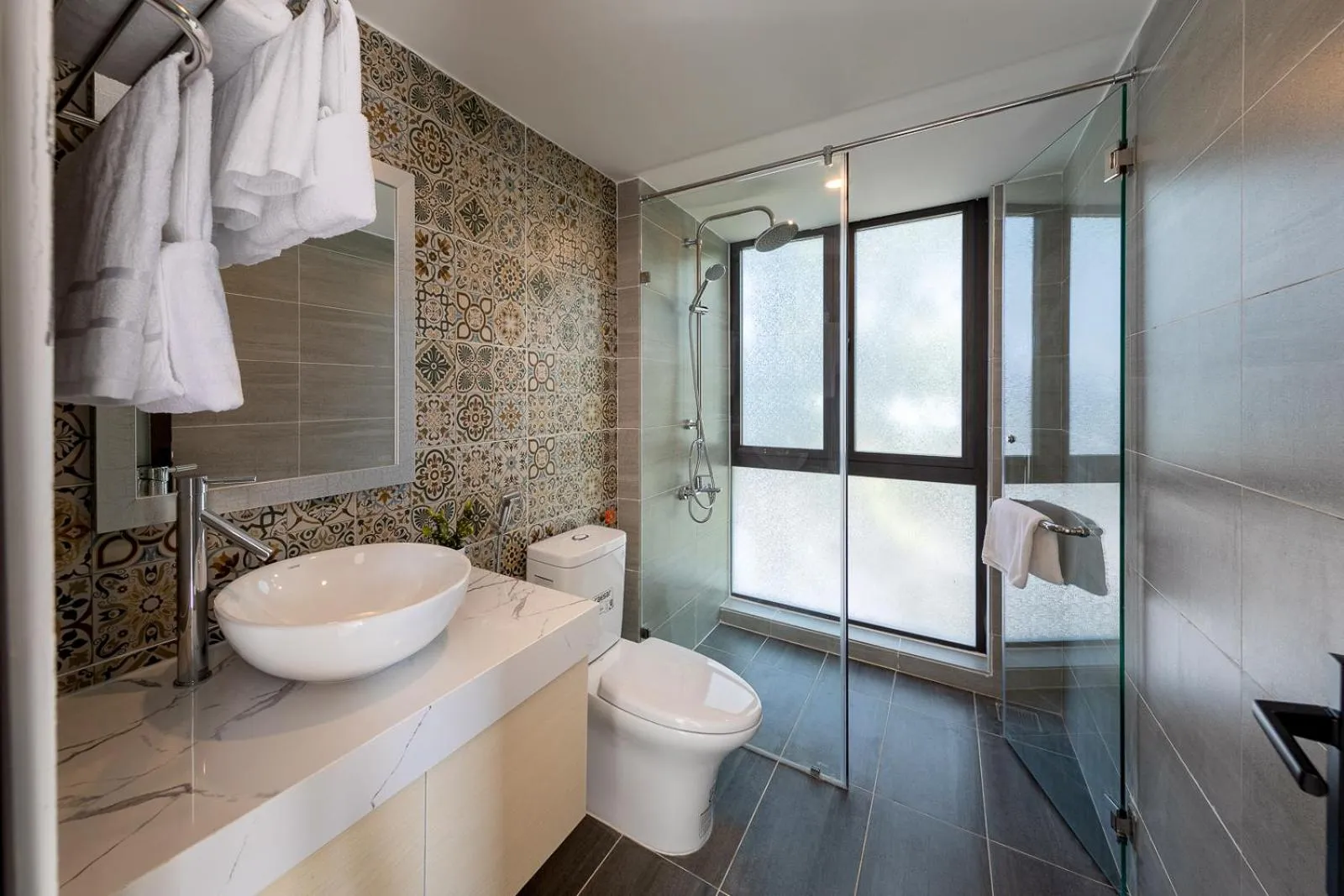 Shower in Bespoke Villa Hoian