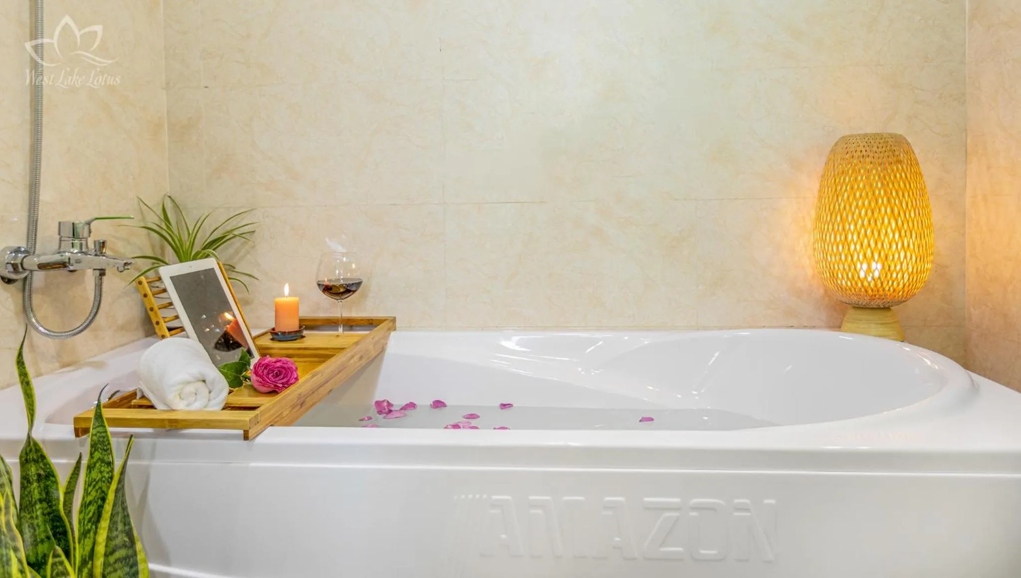 Bathroom in The Lakeview - West Lake Lotus Apartments