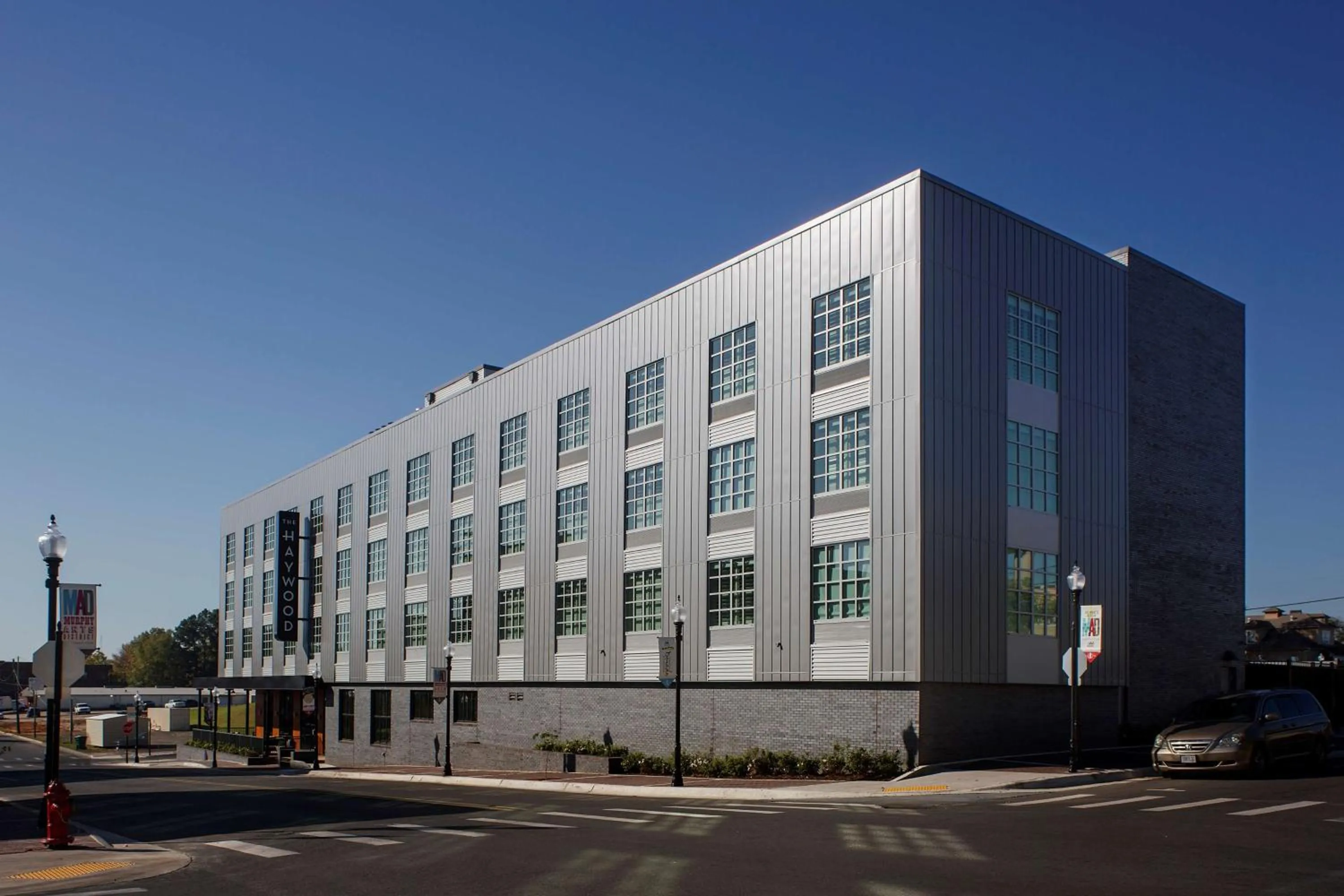 Property building in The Haywood, Tapestry Collection by Hilton