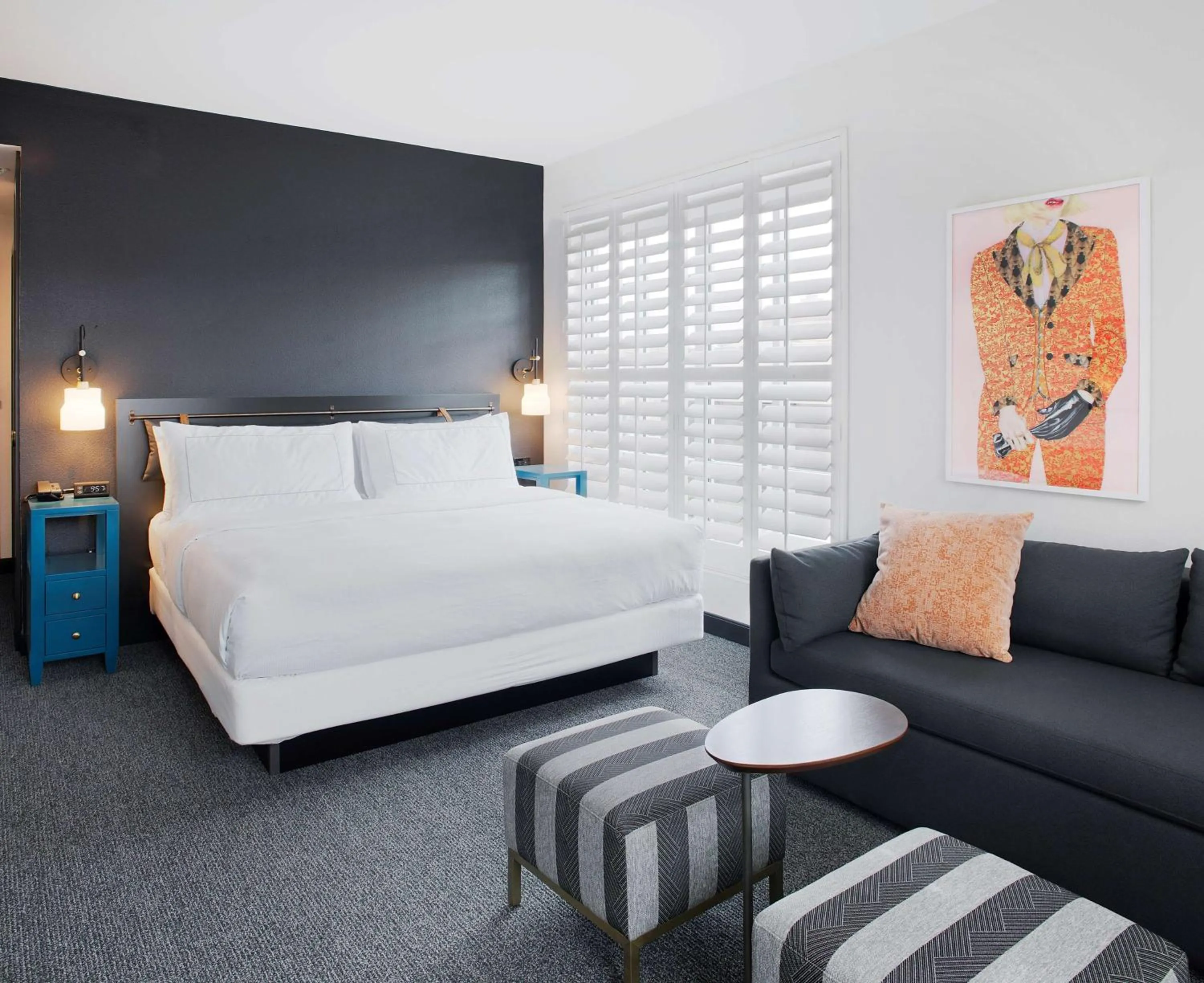 Bed in The Haywood, Tapestry Collection by Hilton