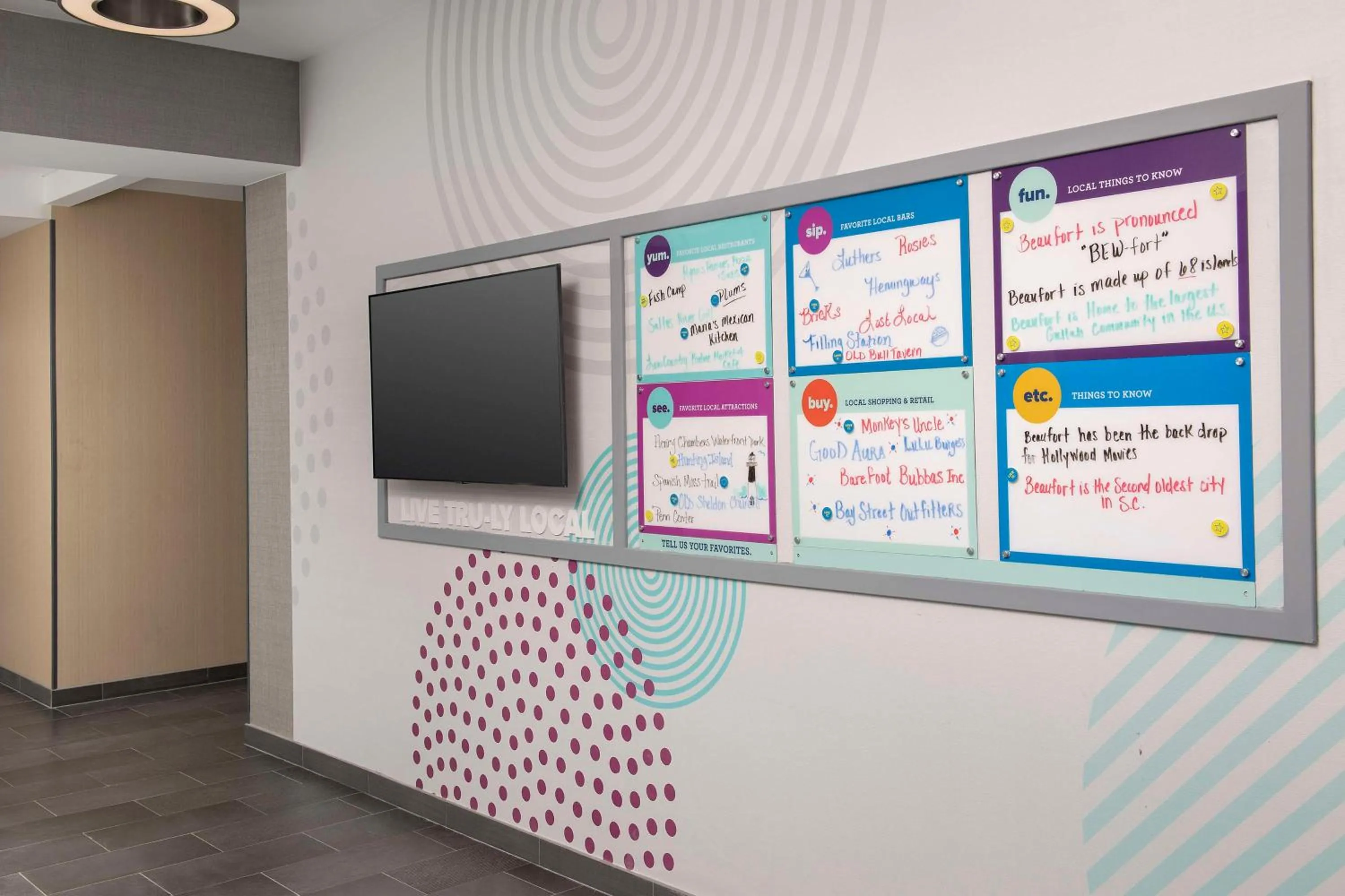 Lobby or reception in Tru by Hilton Beaufort, Sc