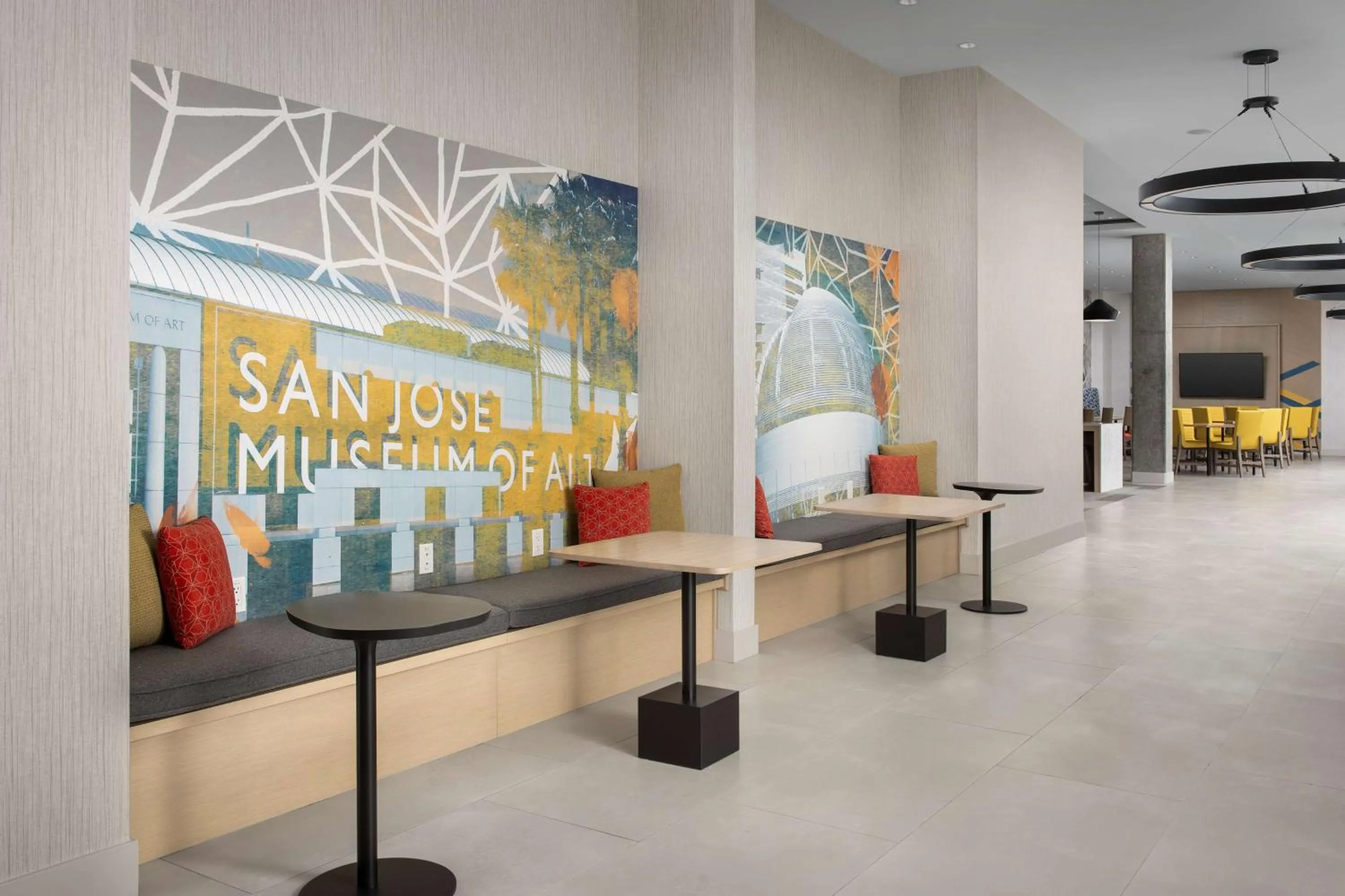 Lobby or reception in Hilton Garden Inn San Jose Airport