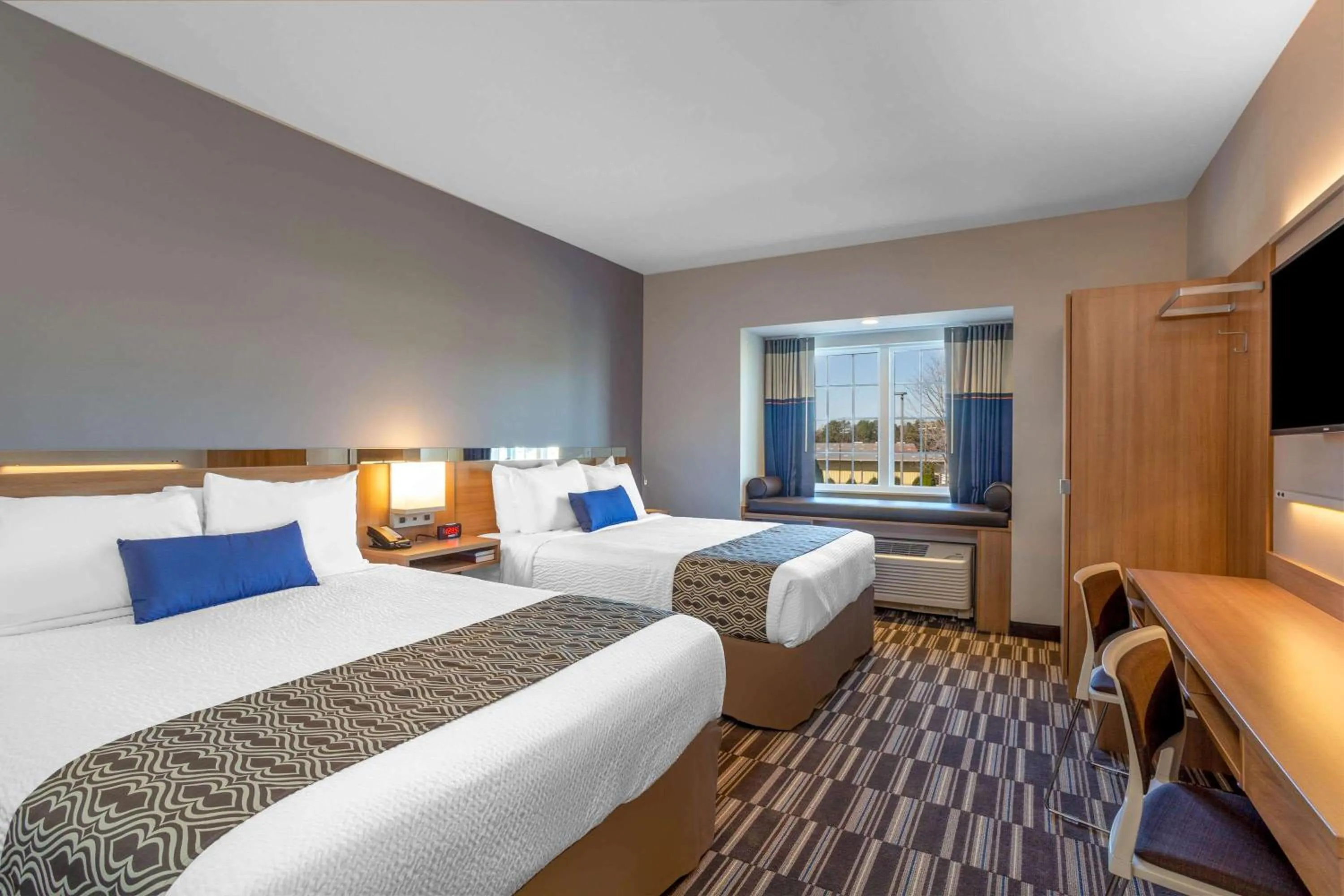 Photo of the whole room, Bed in Microtel Inn Suites by Wyndham South Hill