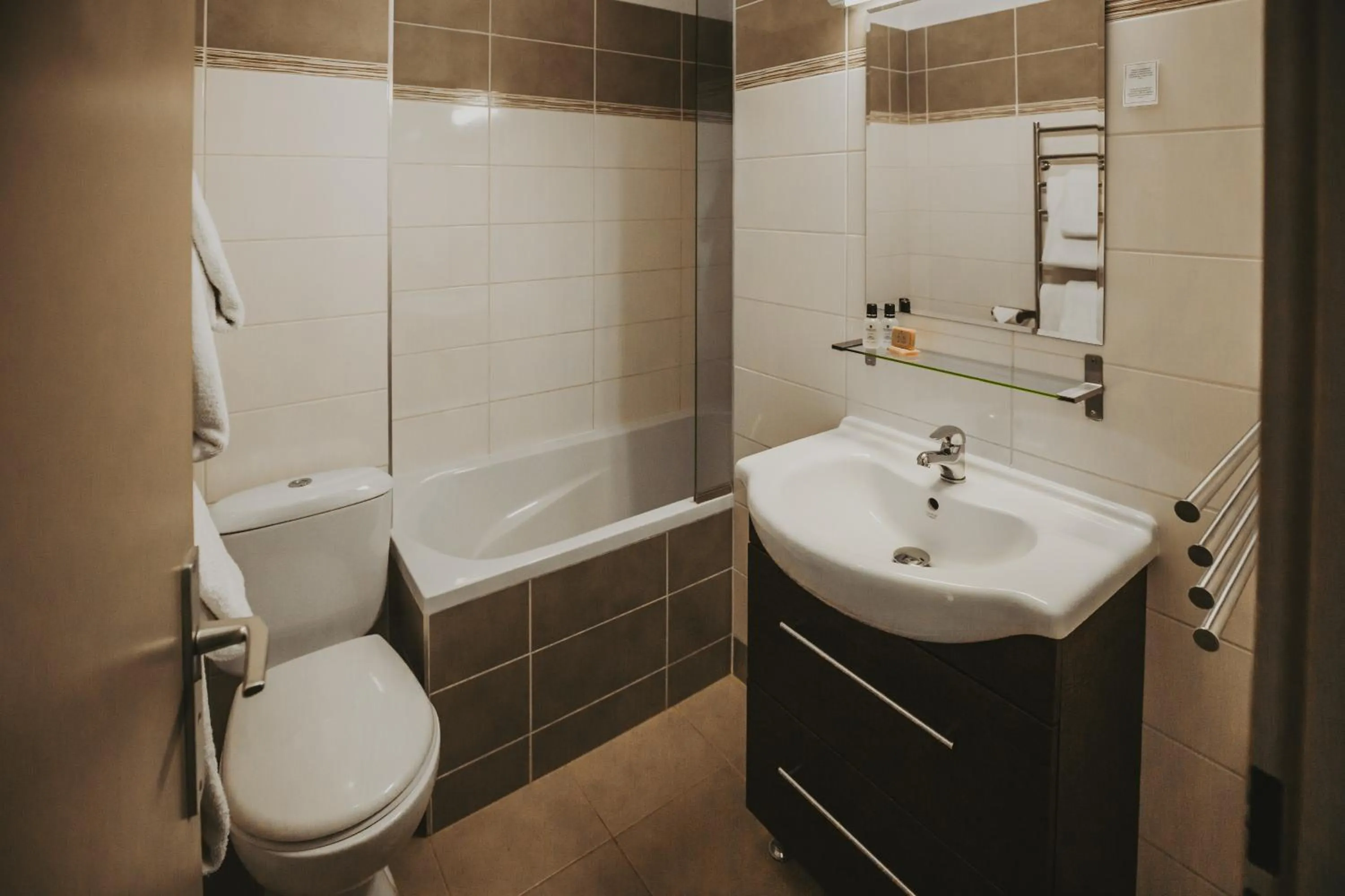 Toilet in Hôtel Les Grangettes