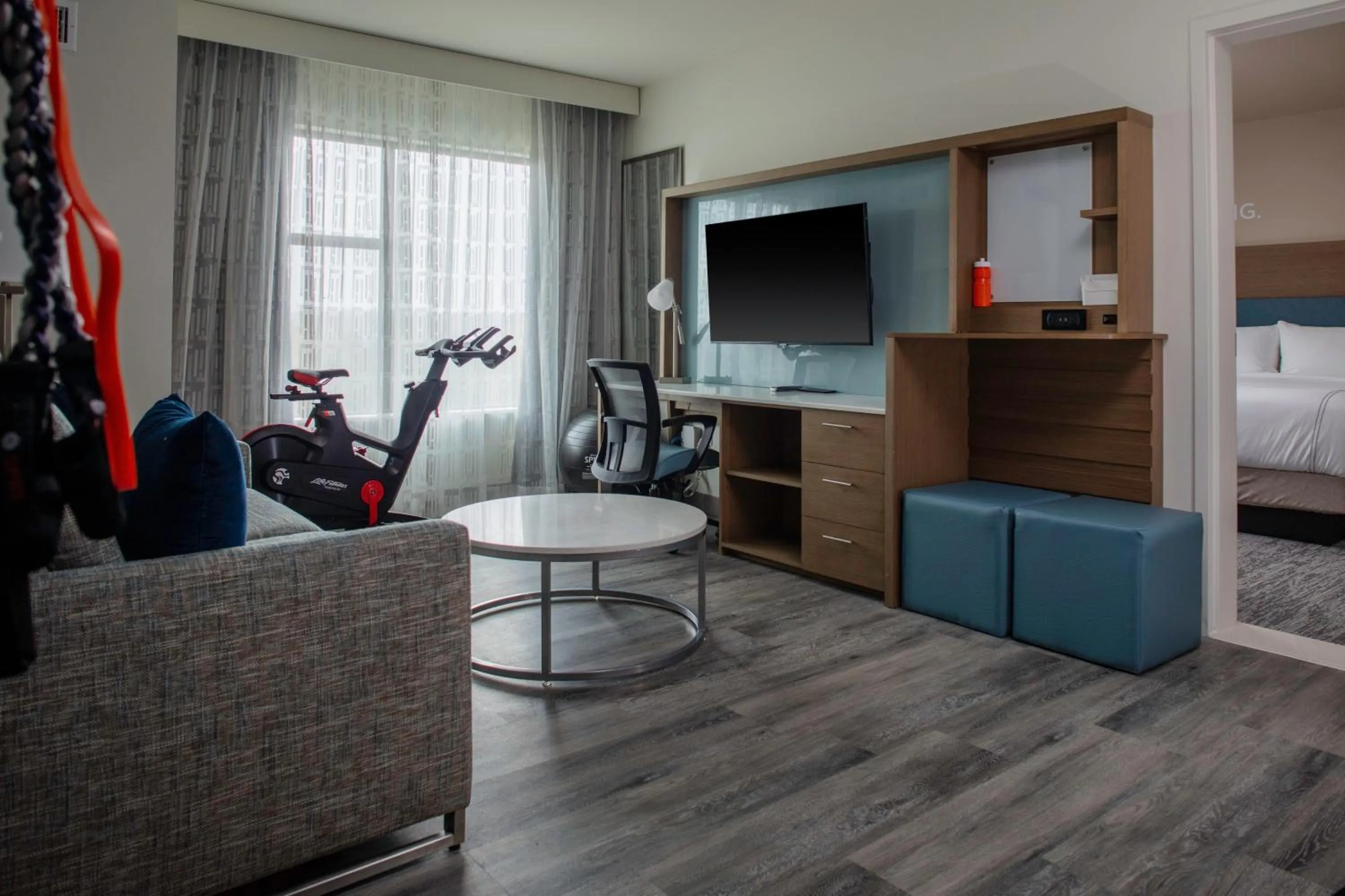 Photo of the whole room, Bed in EVEN Hotel Shenandoah - The Woodlands by IHG