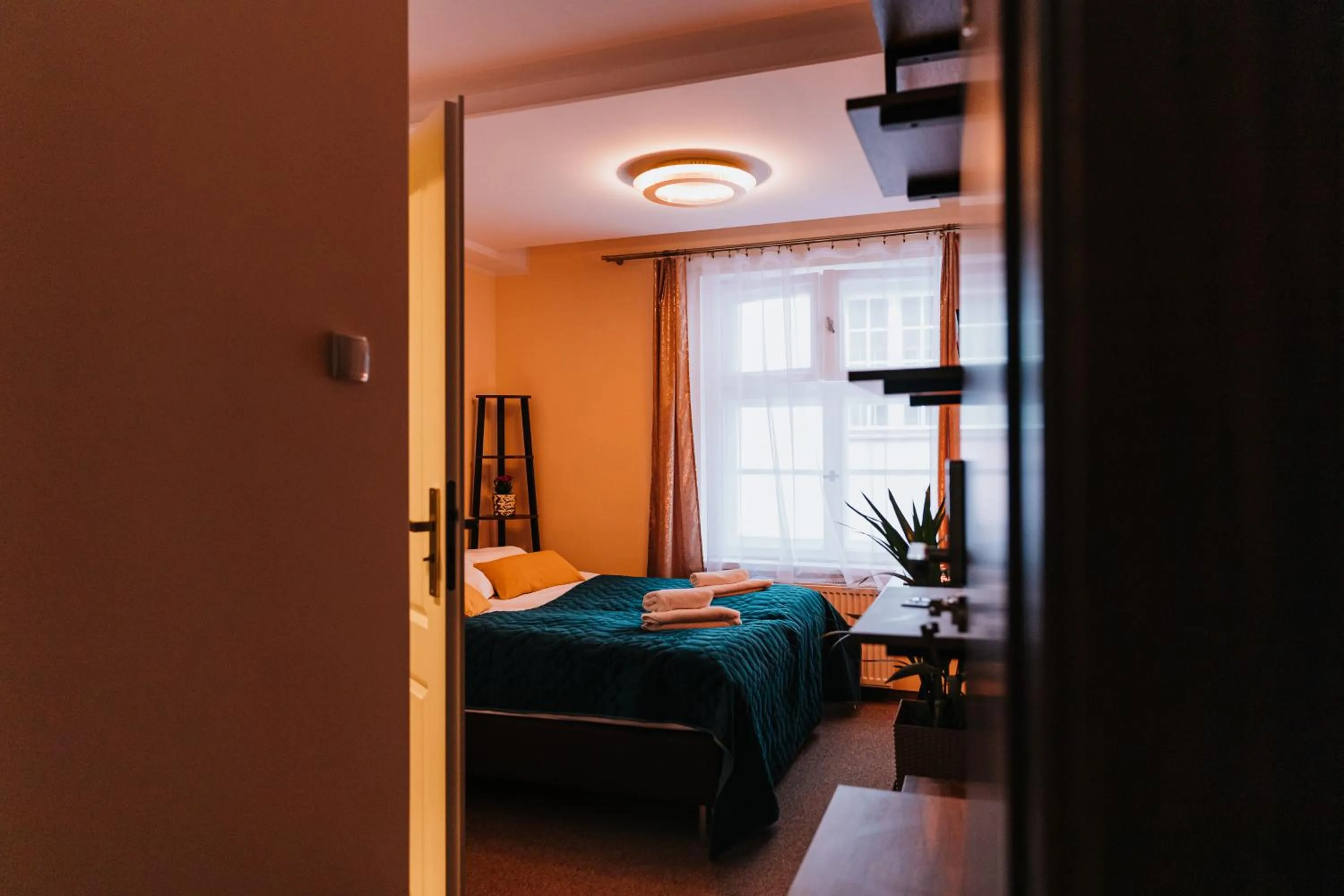 Bed in Kamieniczka Palladium