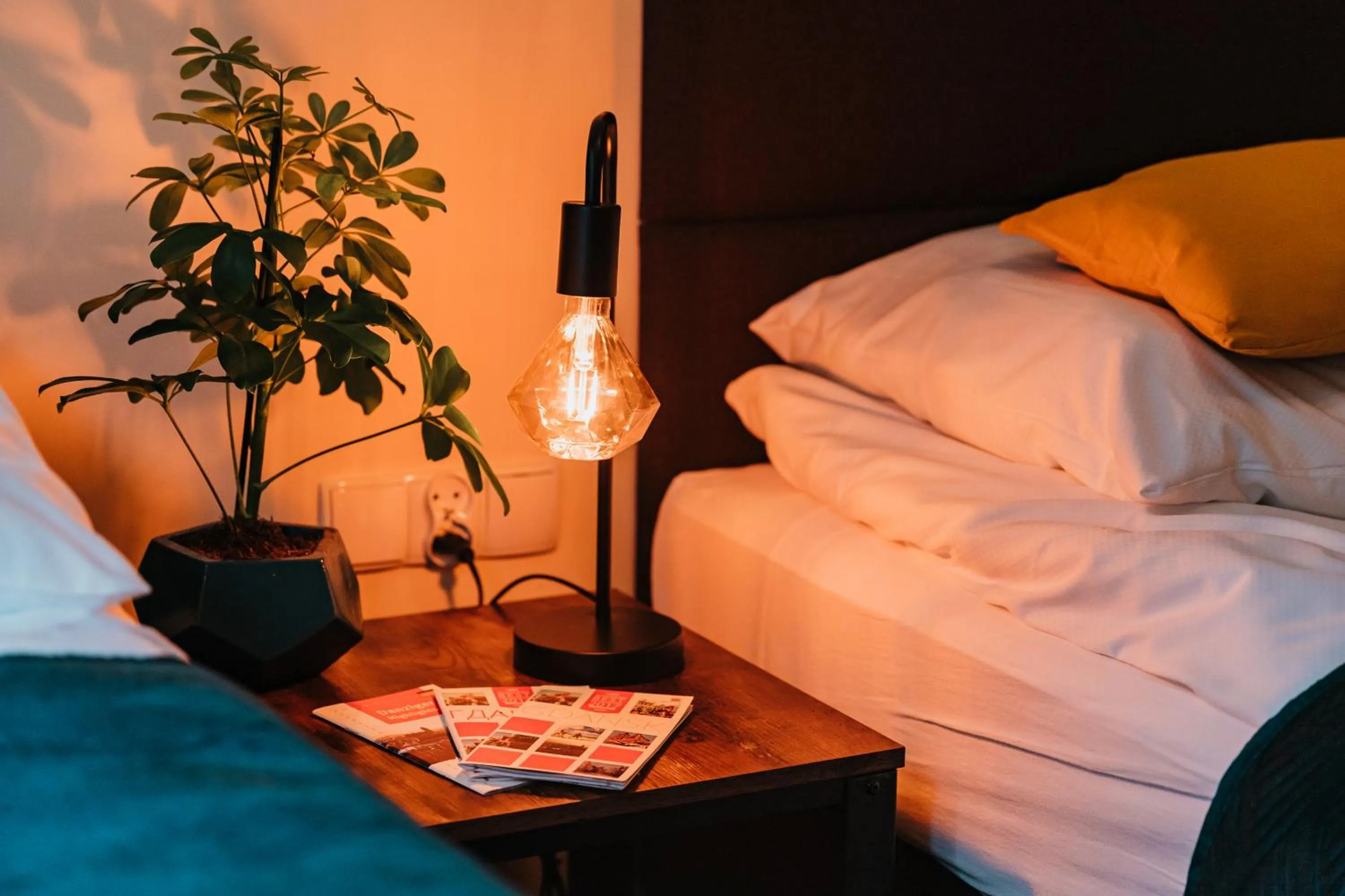 Bed in Kamieniczka Palladium